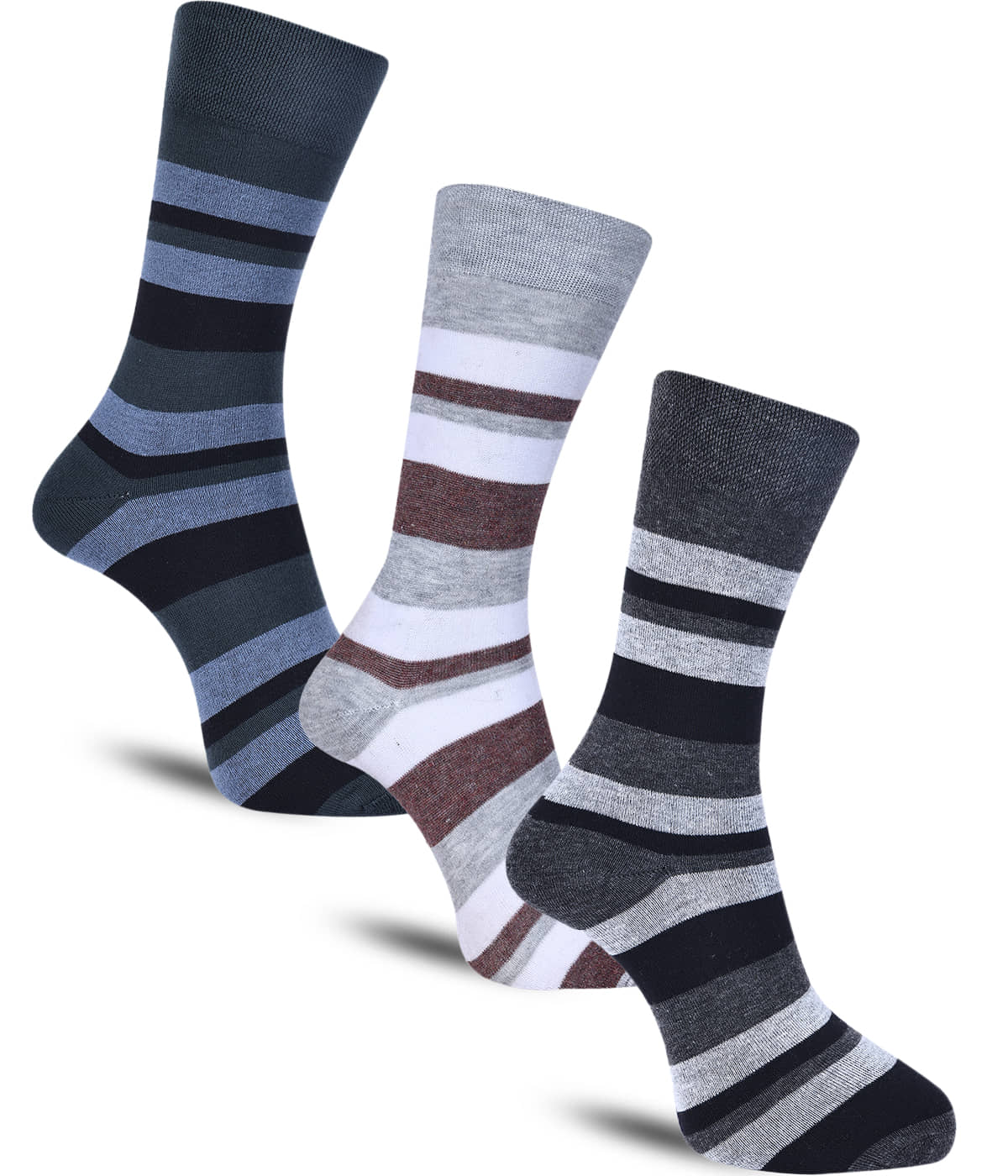 Dollar Cotton Blend Men's Self Design Dark Grey Ankle Length Socks ( Pack of 3 ) - Socks | Buy online on ZillyBuy