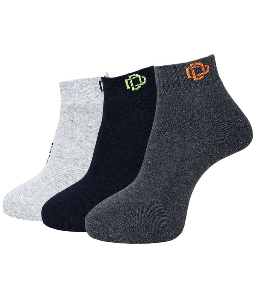 Dollar Cotton Blend Men's Self Design Dark Grey Ankle Length Socks ( Pack of 3 ) Dollar Cotton Blend Men's Self Design Dark Grey Ankle Length Socks ( Pack of 3 )