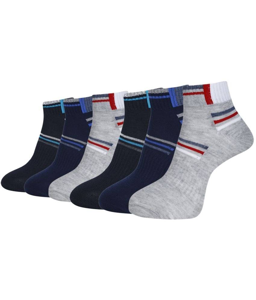 Dollar Cotton Blend Men's Self Design Navy Blue Ankle Length Socks ( Pack of 6 )     			Dollar Cotton Blend Men's Self Design Navy Blue Ankle Length Socks ( Pack of 6 )