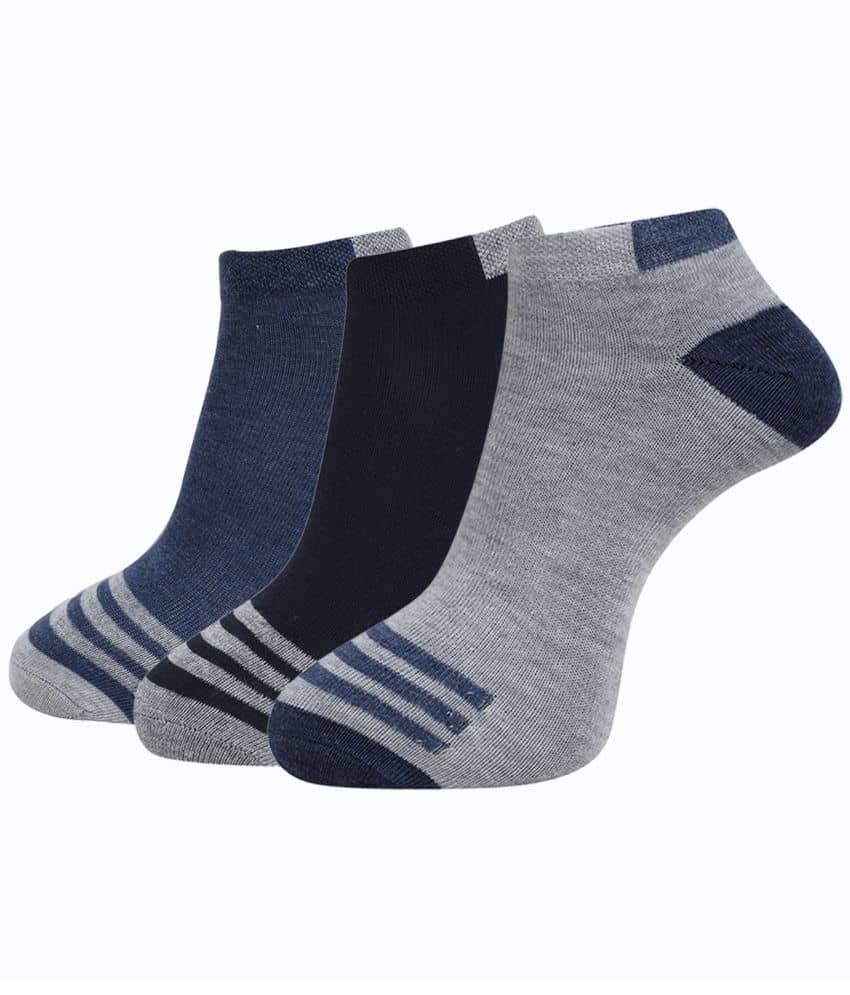 Dollar Cotton Blend Men's Self Design Dark Grey Ankle Length Socks ( Pack of 3 ) - Socks | Buy online on ZillyBuy