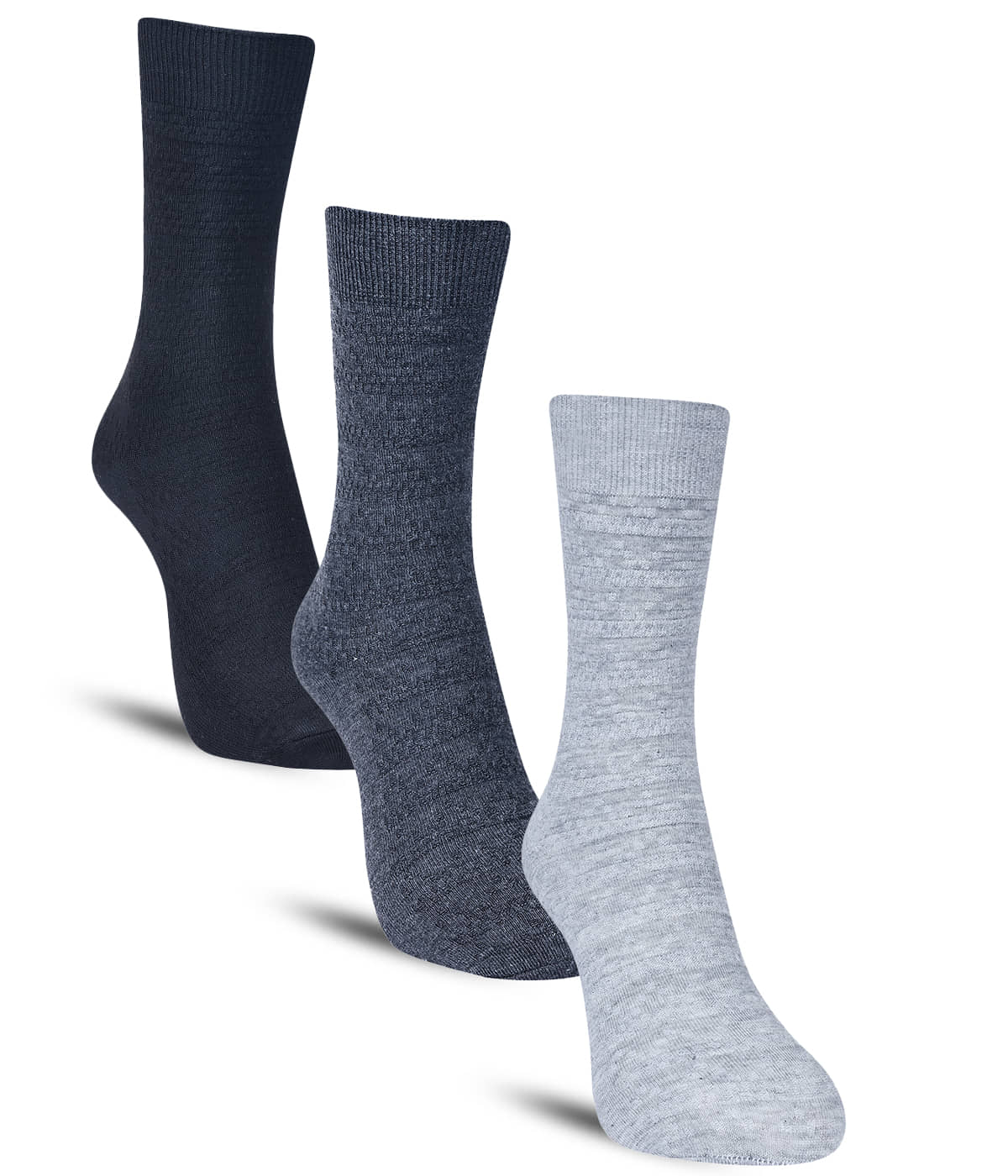 Dollar Cotton Blend Men's Self Design Black Ankle Length Socks ( Pack of 3 ) - Socks | Buy online on ZillyBuy