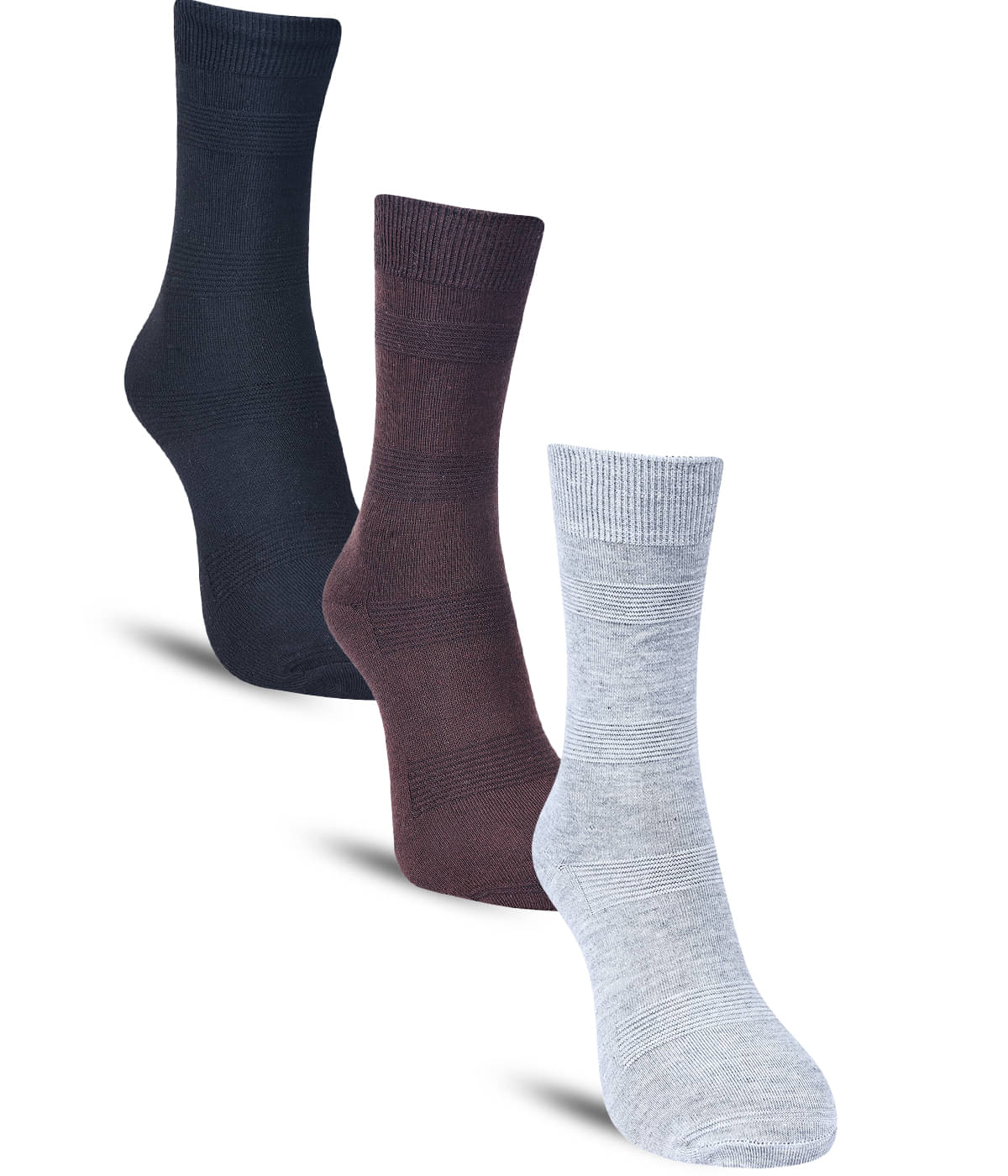 Dollar Cotton Blend Men's Self Design Black Mid Length Socks ( Pack of 3 ) Dollar Cotton Blend Men's Self Design Black Mid Length Socks ( Pack of 3 )