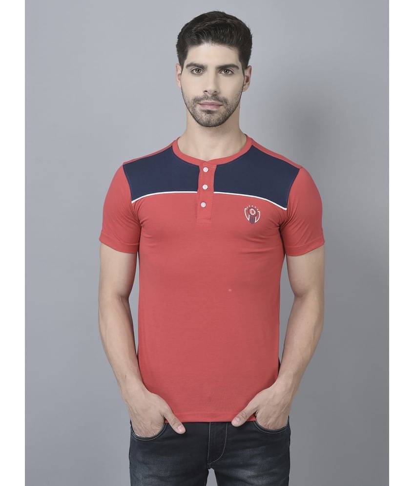 Dollar Cotton Blend Regular Fit Colorblock Half Sleeves Men's T-Shirt - Dark Red ( Pack of 1 ) Dollar Cotton Blend Regular Fit Colorblock Half Sleeves Men's T-Shirt - Dark Red ( Pack of 1 )