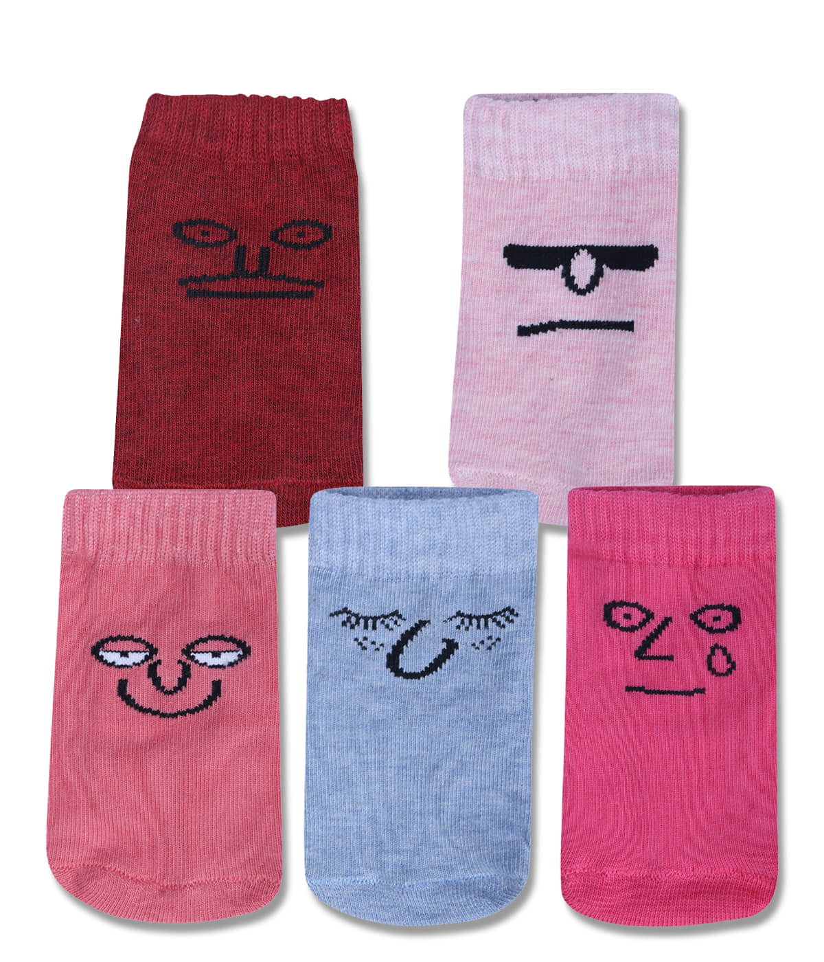 Dollar Multicolor Cotton Blend Boy's Ankle Length Socks ( Pack of 5 ) - Socks | Buy online on ZillyBuy
