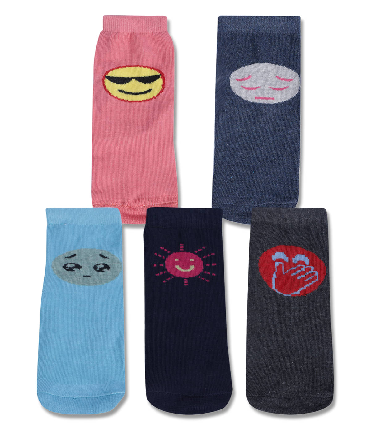     			Dollar Multicolor Cotton Blend Boy's Ankle Length Socks ( Pack of 5 )