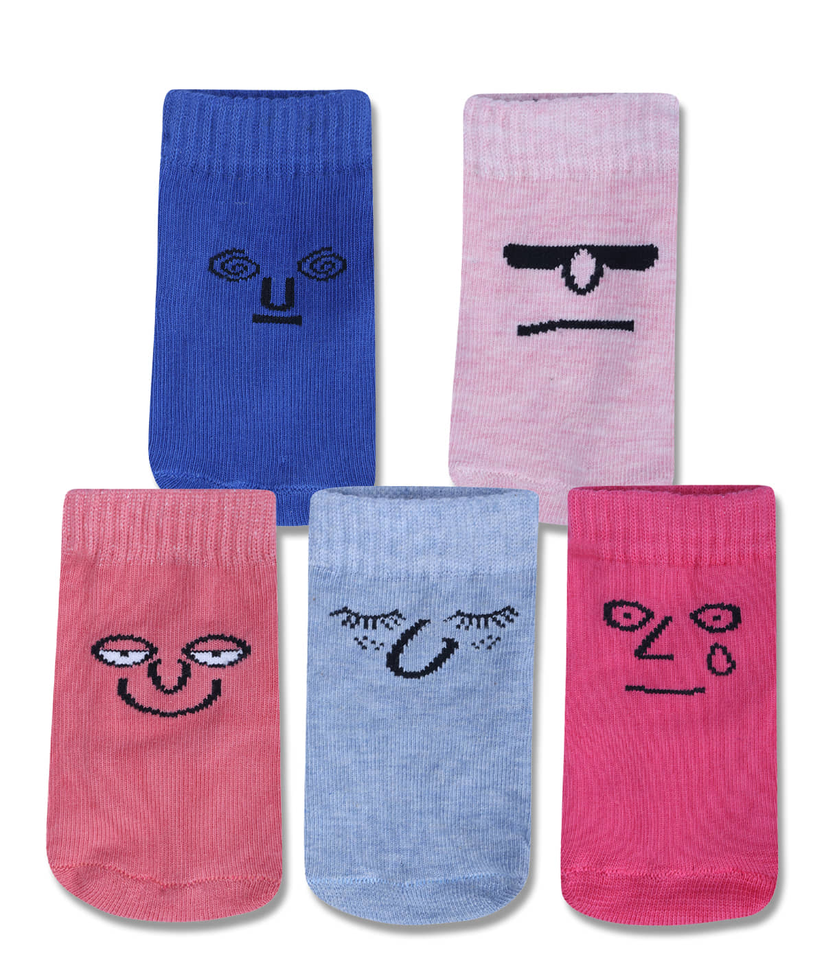Dollar Multicolor Cotton Blend Boy's Ankle Length Socks ( Pack of 5 ) - Socks | Buy online on ZillyBuy