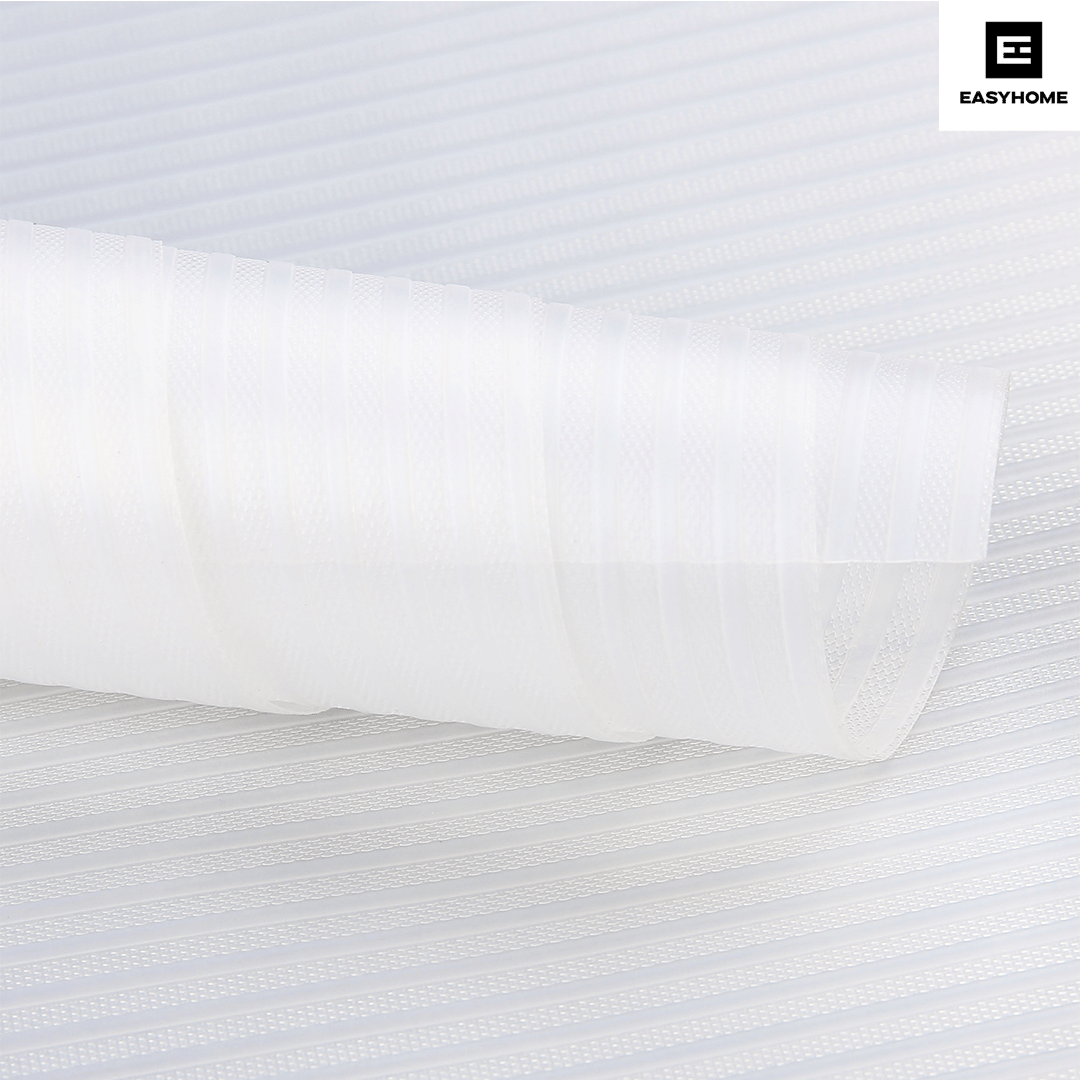 EASYHOME Multipurpose 45cm x 1.5m Waterproof EVA Lines Anti Slip Mat for Kitchen, Bathroom Cabinet Kitchen Drawer Shelf Mat Liner Sheets Roll, Non-Slip Fridge Mat, Table Mat (45cmx1.5Mtr Roll, Clear) EASYHOME Multipurpose 45cm x 1.5m Waterproof EVA Lines Anti Slip Mat for Kitchen, Bathroom Cabinet Kitchen Drawer Shelf Mat Liner Sheets Roll, Non-Slip Fridge Mat, Table Mat (45cmx1.5Mtr Roll, Clear)