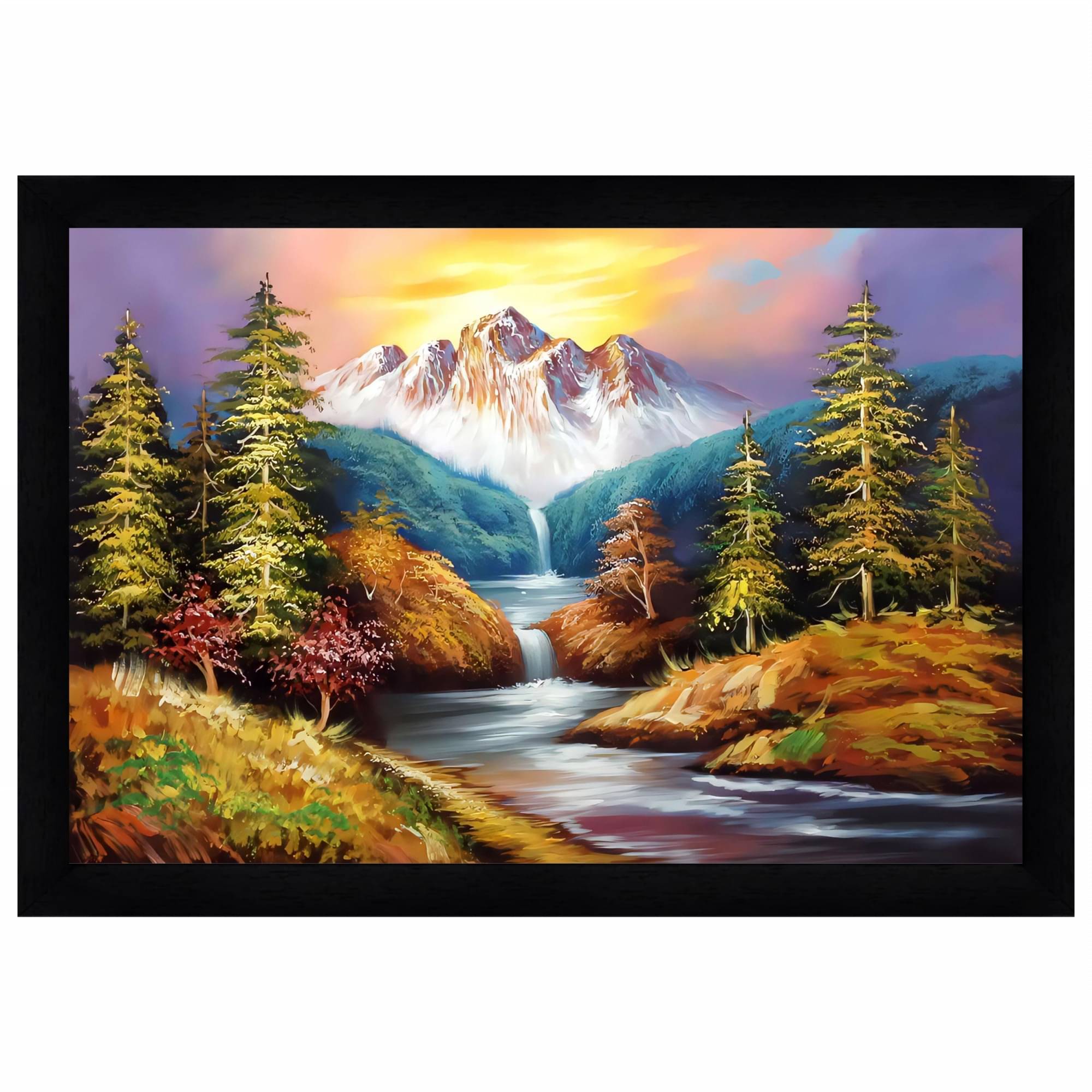     			Indianara Landscape Painting With Frame