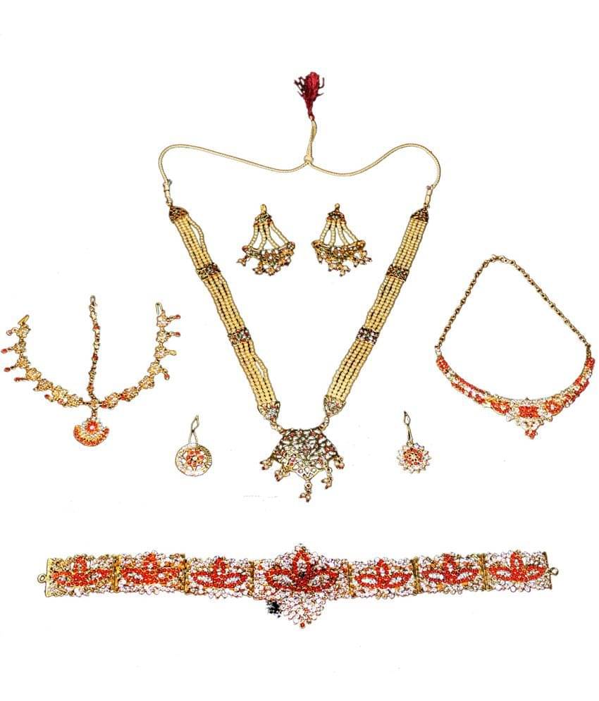     			Kaku Fancy Dresses Bharatnatyam Jewelry/Ethnic Ethnic Jewellery/Dance Jewellery -Free Size, For Girls