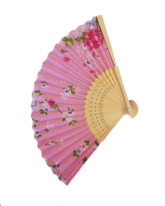     			Kaku Fancy Dresses Japanese Small Fan 2pcs Sett Accessory for International Costume -Multicolor, Free Size, for Unisex