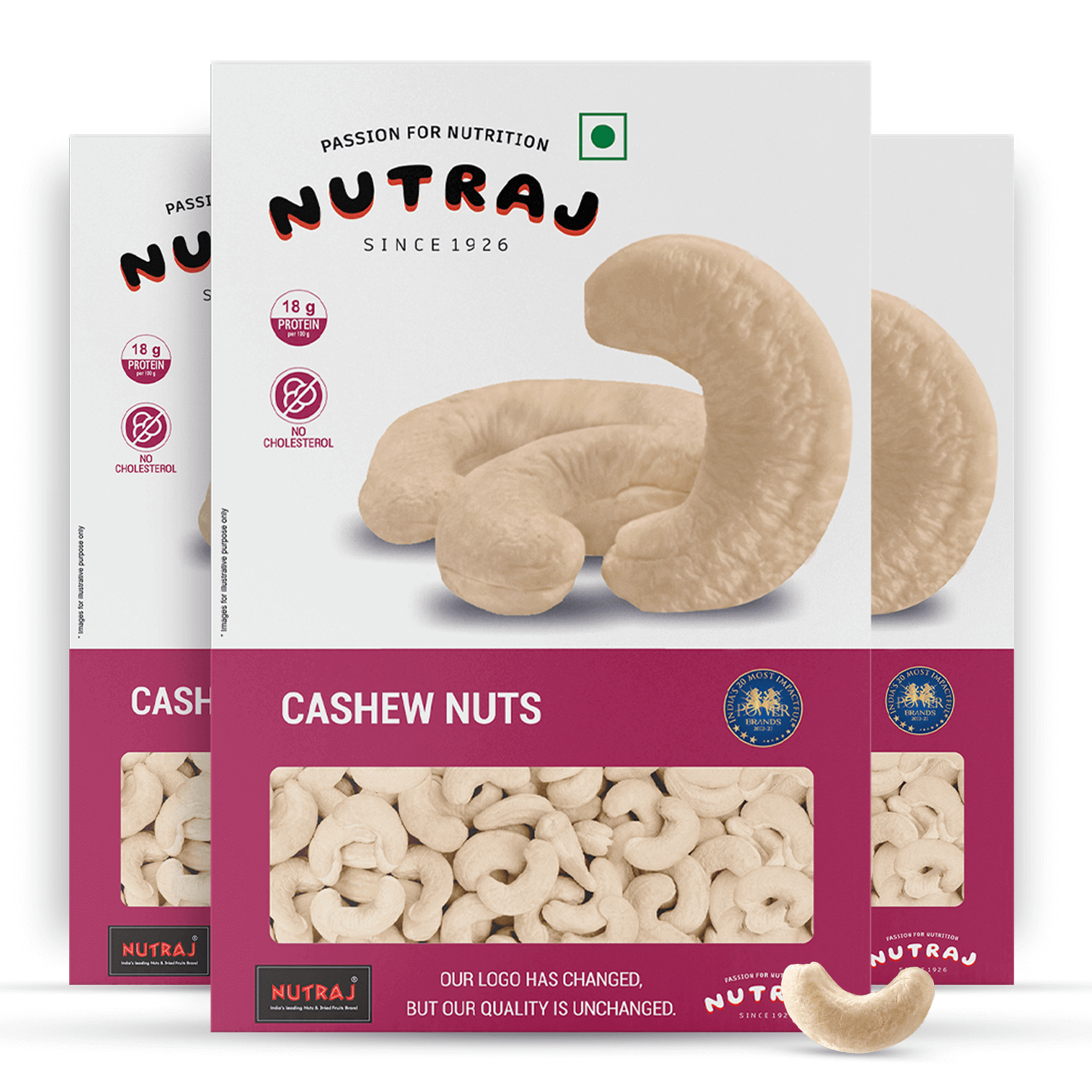     			Nutraj Cashews Nut 600g (200g X 3), Kaju 600g