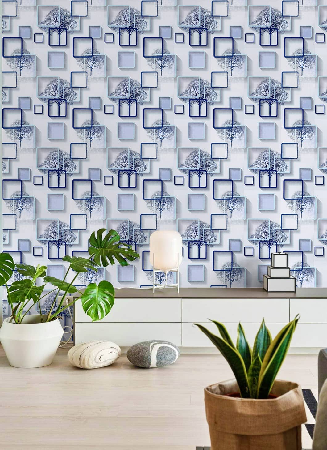 WINNER Abstract Wallpaper ( 45 x 500 ) cm ( Pack of 1 )