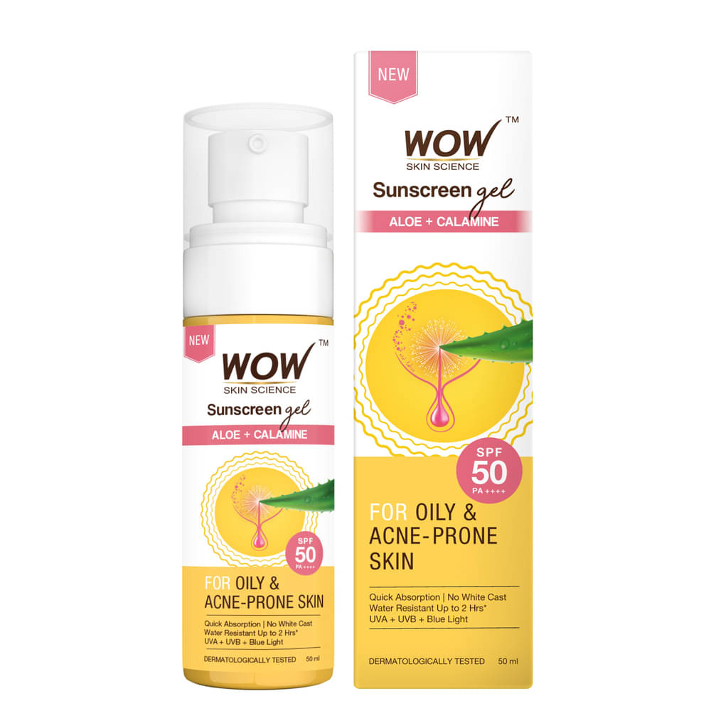     			WOW Skin Science SPF 50 Sunscreen Gel For Oily Skin ( Pack of 1 )