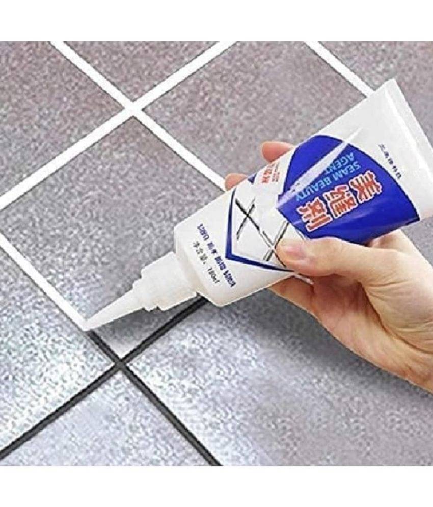 DHSMART Tile Gap Filler Crack Gap Seal Metal Polish Paste Gaps/Grout Repair Filler Tube Tiles Sealant Agent 180 mL DHSMART Tile Gap Filler Crack Gap Seal Metal Polish Paste Gaps/Grout Repair Filler Tube Tiles Sealant Agent 180 mL