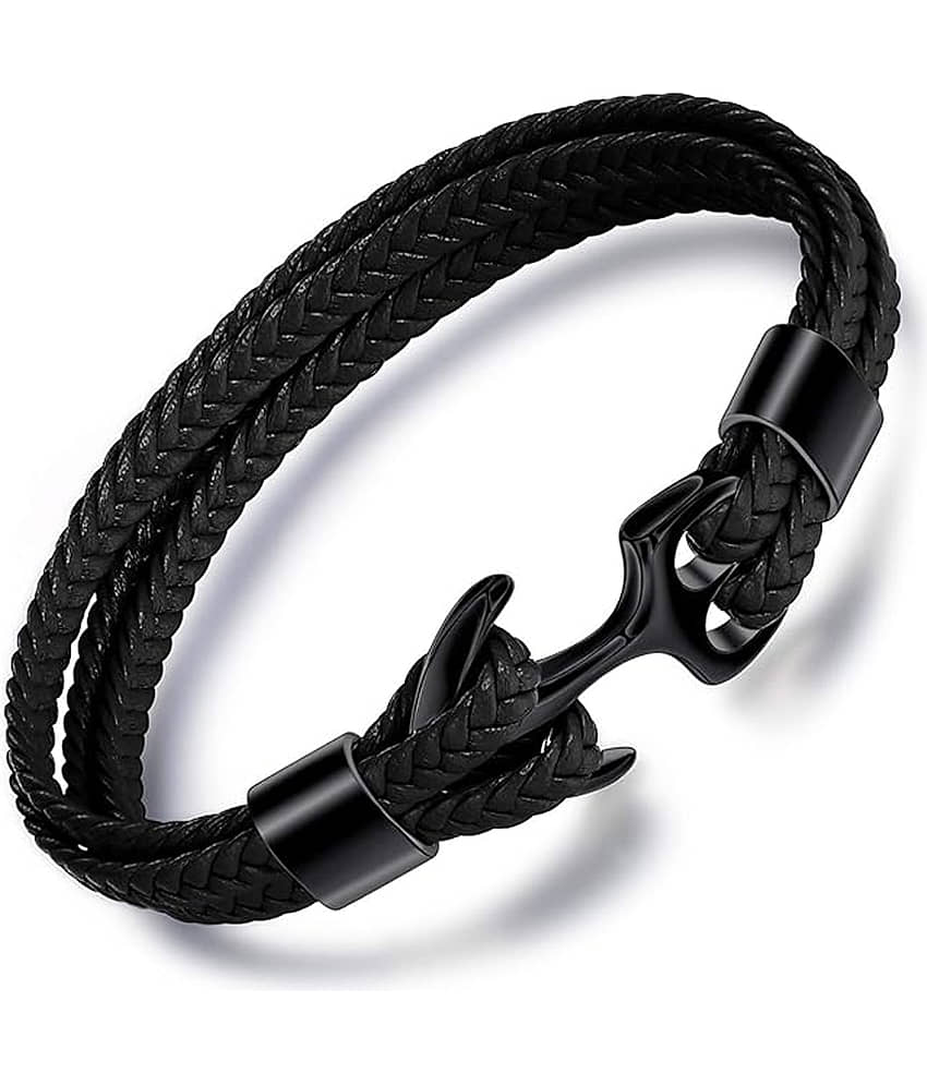 FASHION FRILL Black Bracelet ( Pack of 1 ) - Bangles & Bracelets | Buy online on ZillyBuy