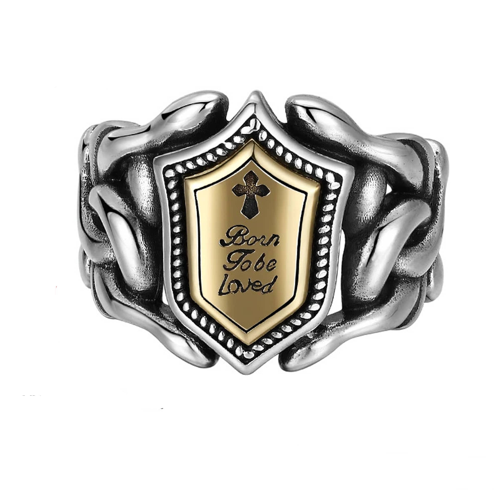 Fashion Frill Silver Ring For Men Stainless Steel Stylish Silver Adjustable Ring For Men Boys Love Gifts Mens Jewellery