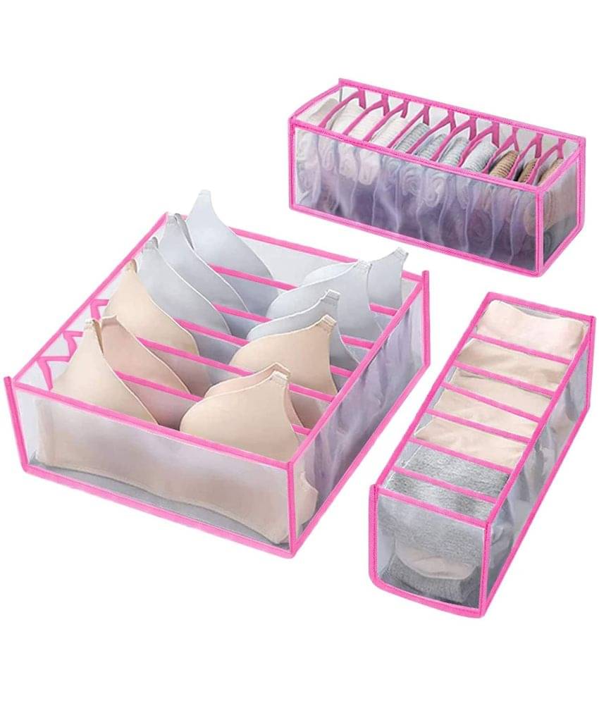     			House Of Quirk Closet Organizers ( Pack of 3 )