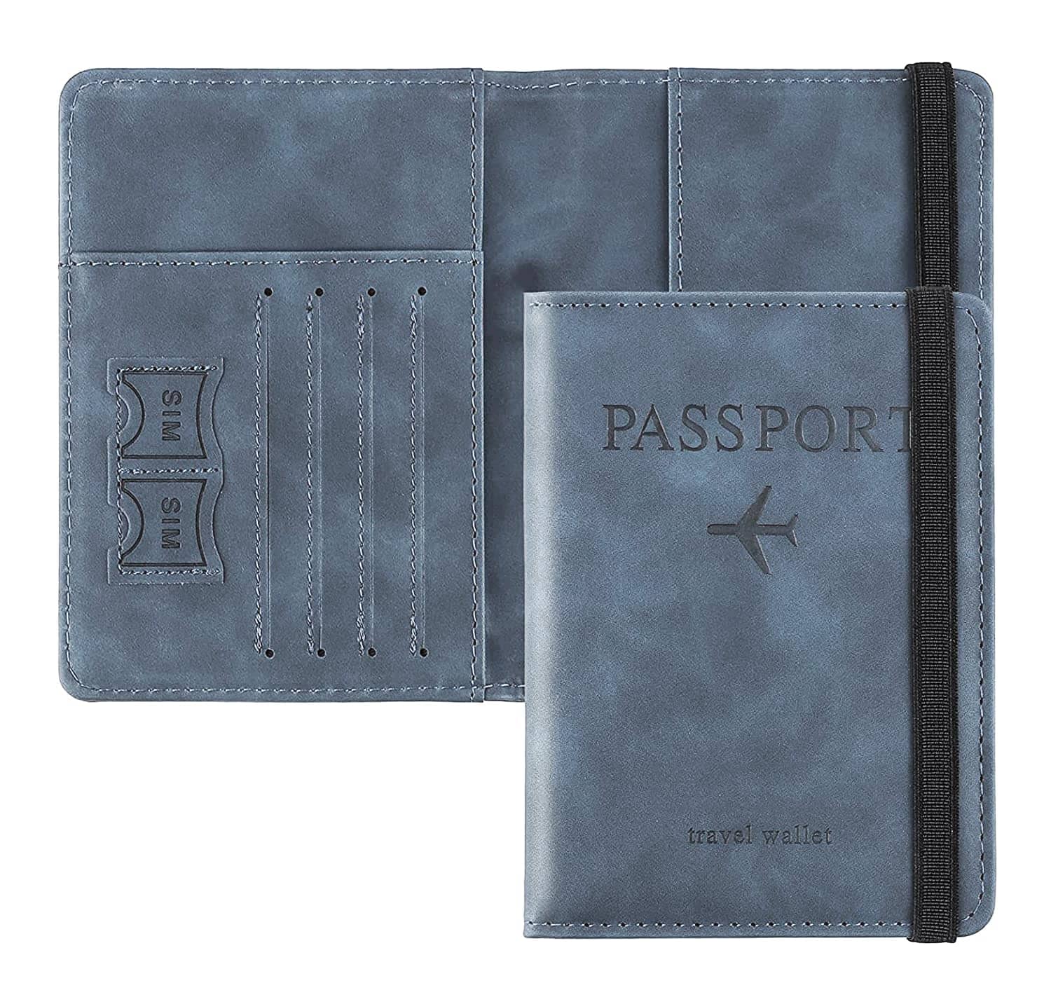 House Of Quirk Leather Blue Women's Passport Holder ( Pack of 1 ) - Handbags | Buy online on ZillyBuy