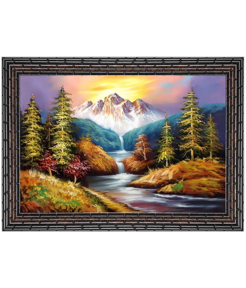 Indianara Landscape Painting With Frame