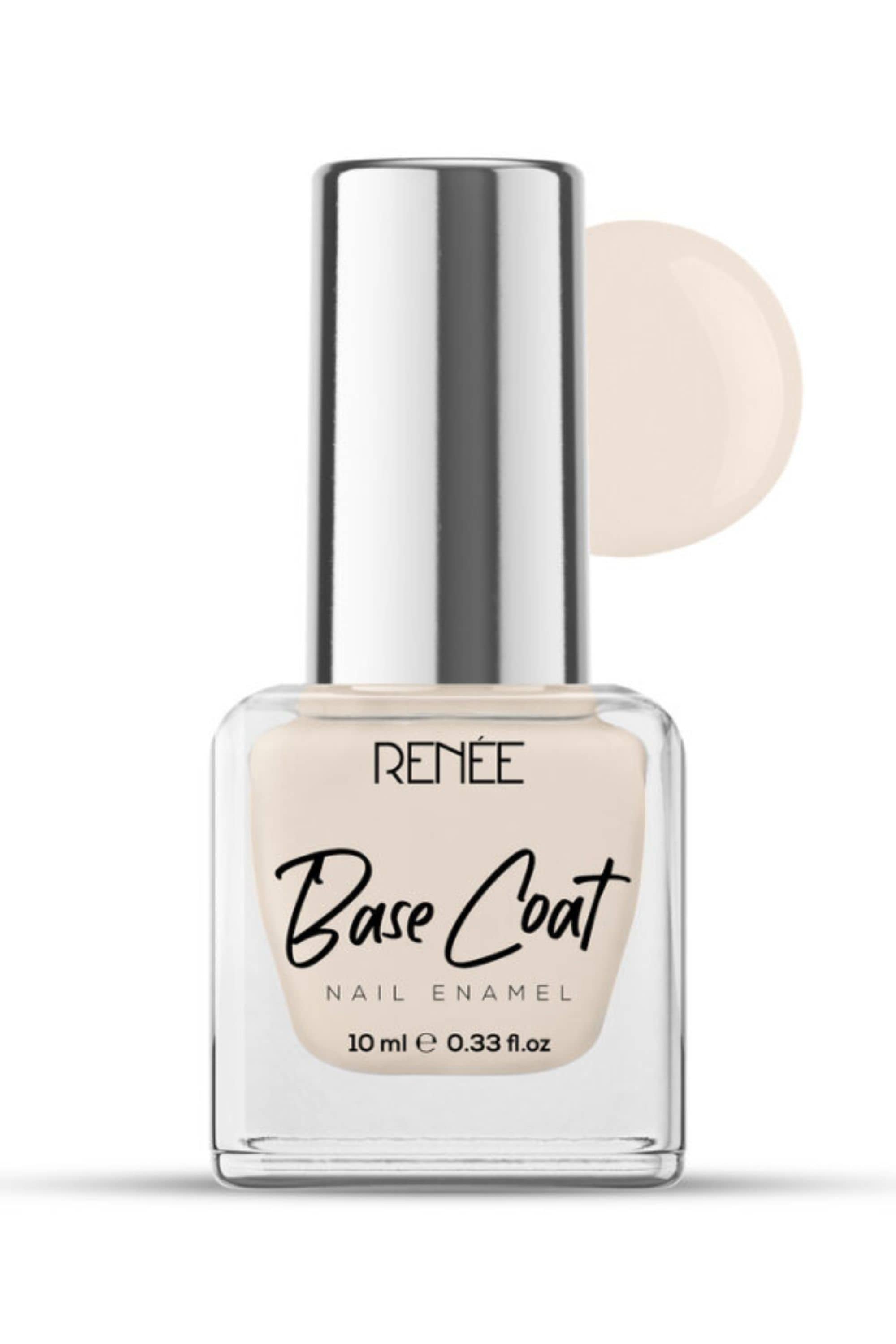 RENEE Base Coat Nail Enamel, Quick Dry, Long Lasting, Chip-Resist, 10ml