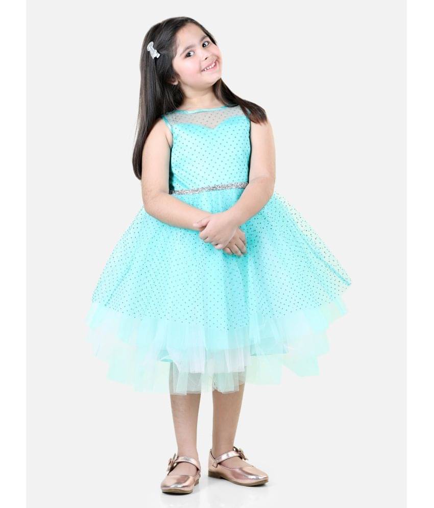 Toy Balloon Kids Net Frock For Girls ( Pack of 1 , Green ) Toy Balloon Kids Net Frock For Girls ( Pack of 1 , Green )