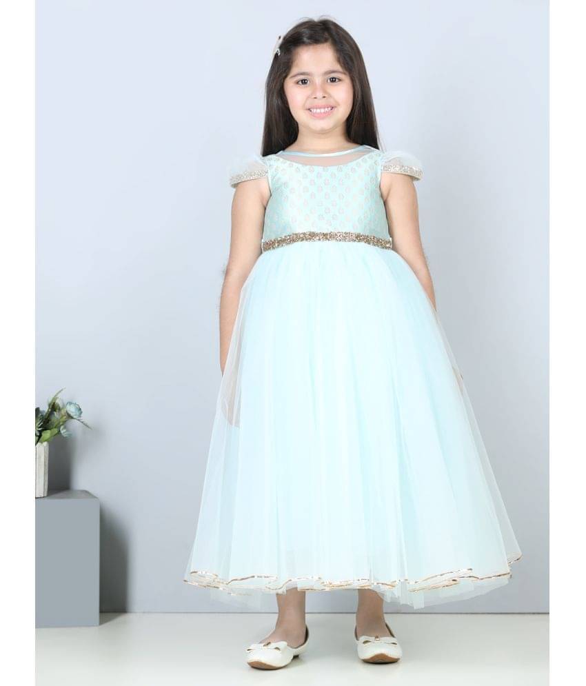 Toy Balloon Kids Net Fit And Flare Dress For Girls ( Pack of 1 , Sky Blue ) Toy Balloon Kids Net Fit And Flare Dress For Girls ( Pack of 1 , Sky Blue )