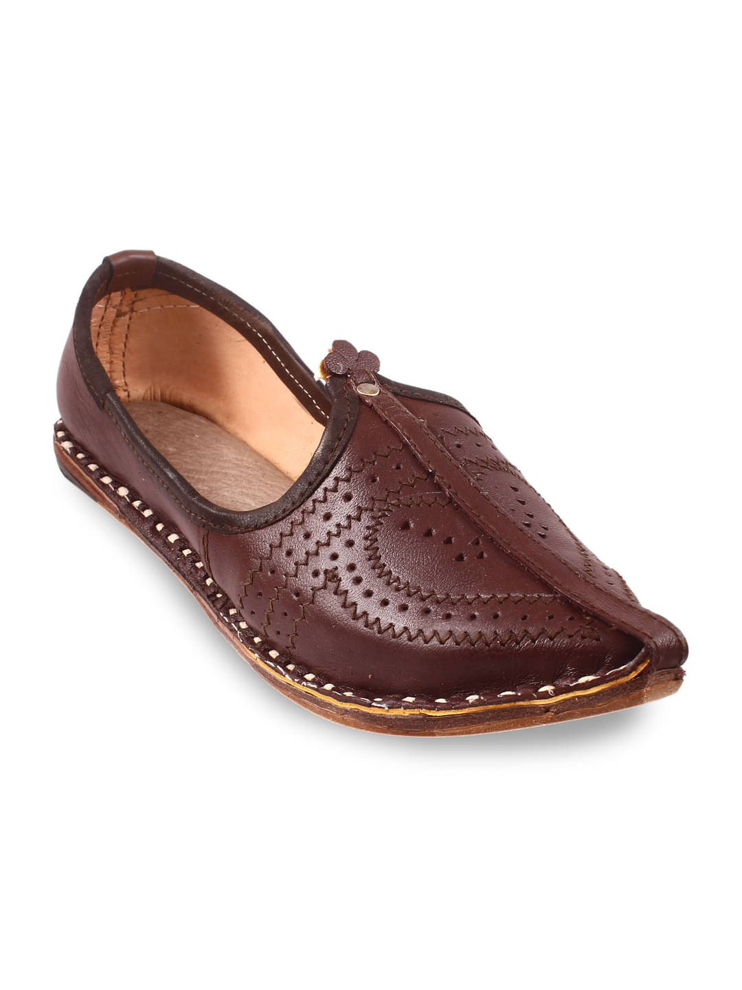     			Apratim Brown Men's Jutti