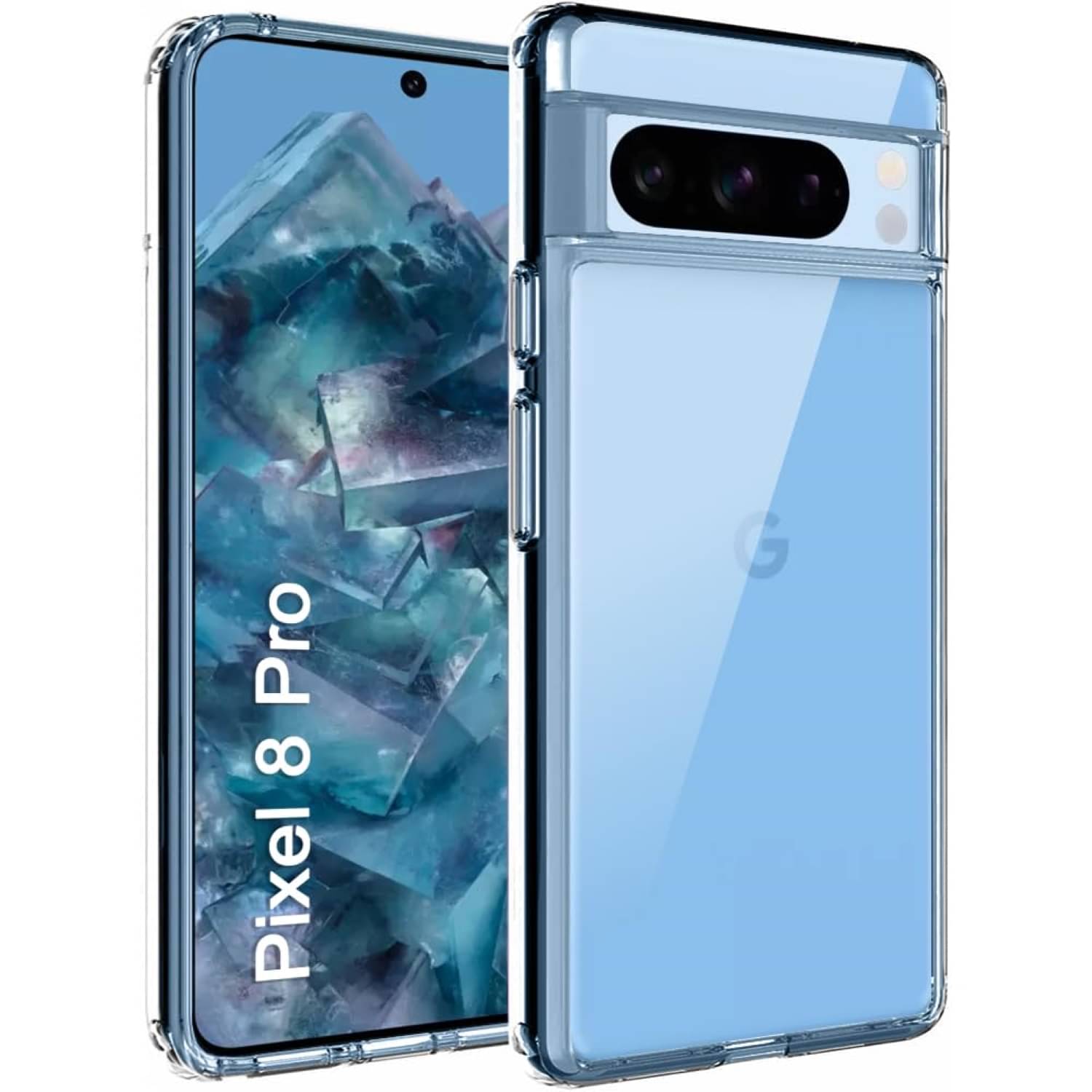     			Case Vault Covers Silicon Soft cases Compatible For Silicon Google Pixel 8 Pro ( Pack of 1 )