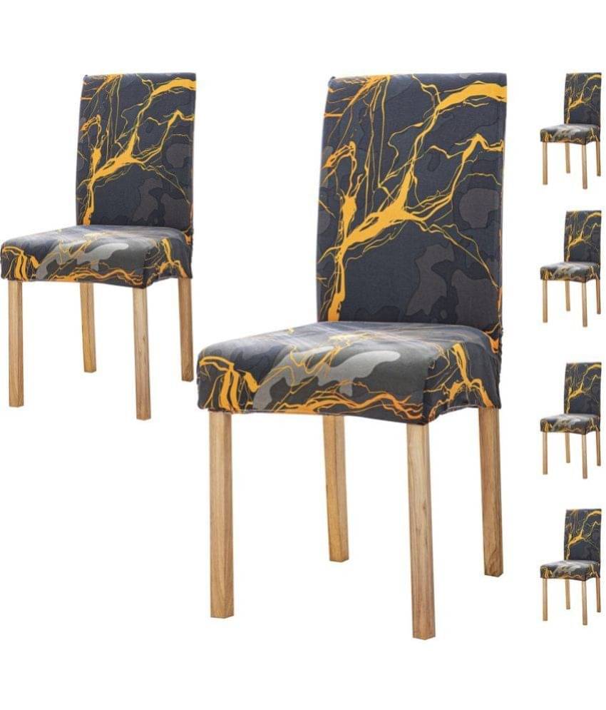     			House Of Quirk 1 Seater Polyester Chair Cover ( Pack of 6 )