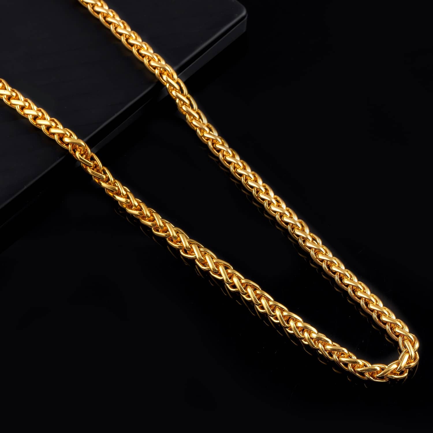 MGSV Gold Plated Brass Chain ( Pack of 1 )