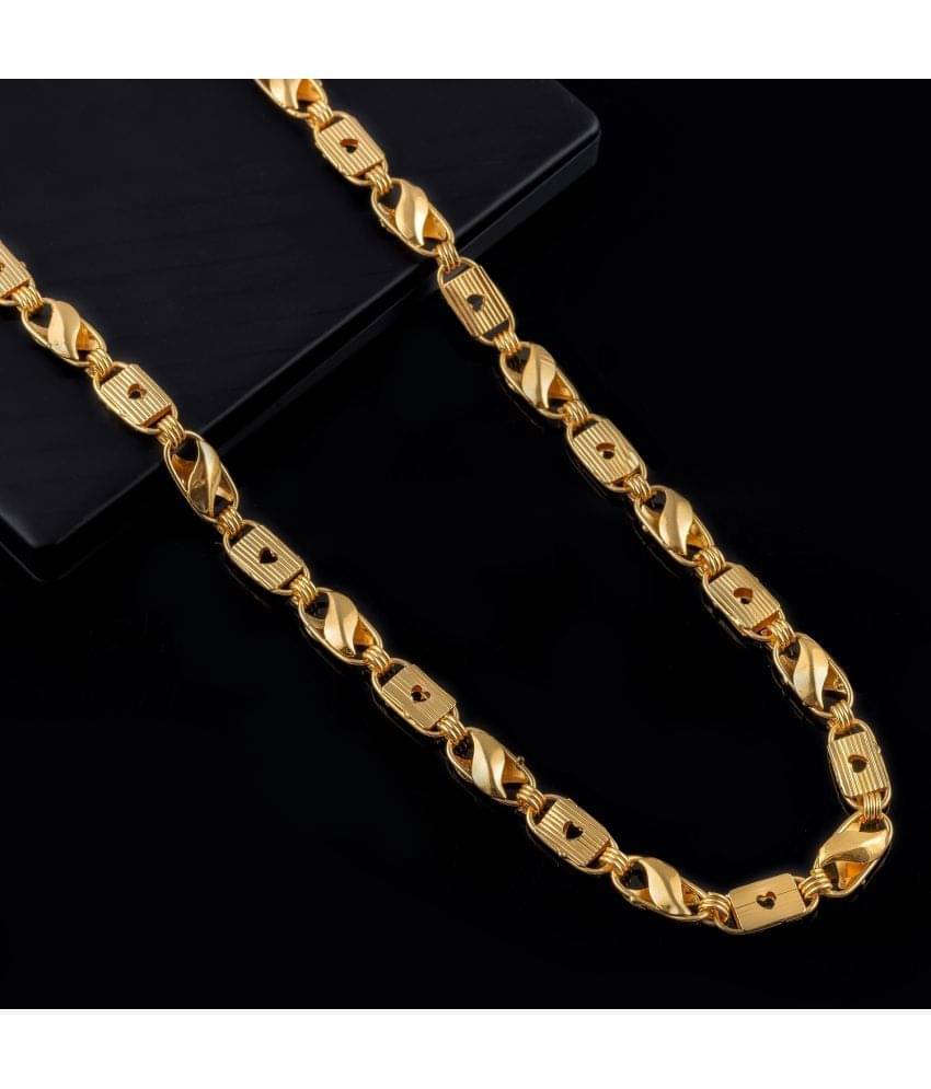 MGSV Gold Plated Brass Chain ( Pack of 1 ) MGSV Gold Plated Brass Chain ( Pack of 1 )