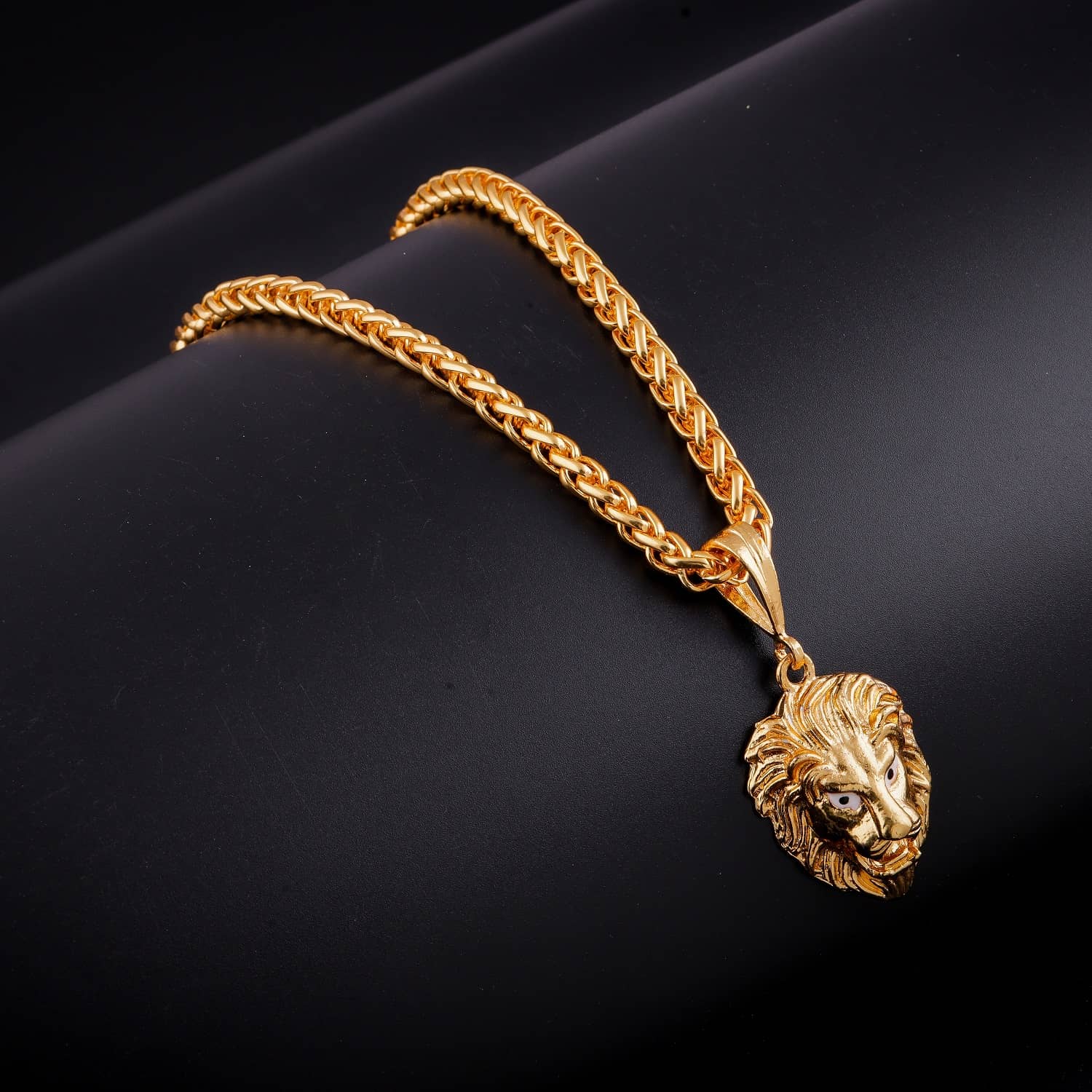 MGSV Gold Plated Brass Chain with Pendant ( Pack of 1 )