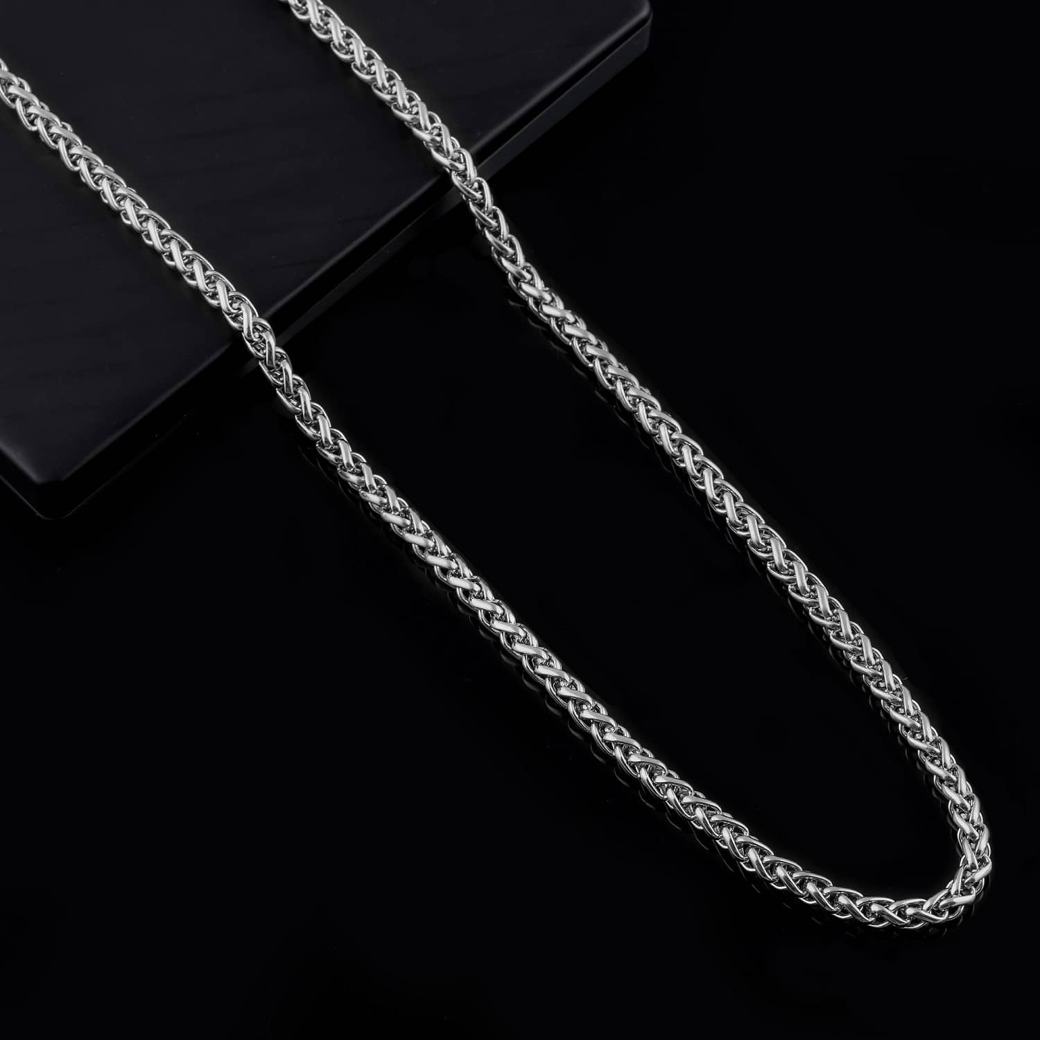 MGSV Silver Plated Brass Chain ( Pack of 1 )