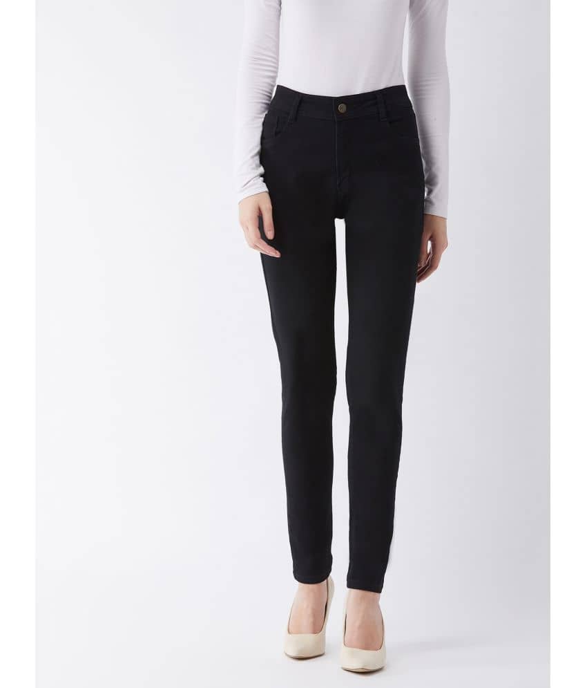 Miss Chase - Black Denim Slim Fit Women's Jeans ( Pack of 1 ) - Jeans | Buy online on ZillyBuy