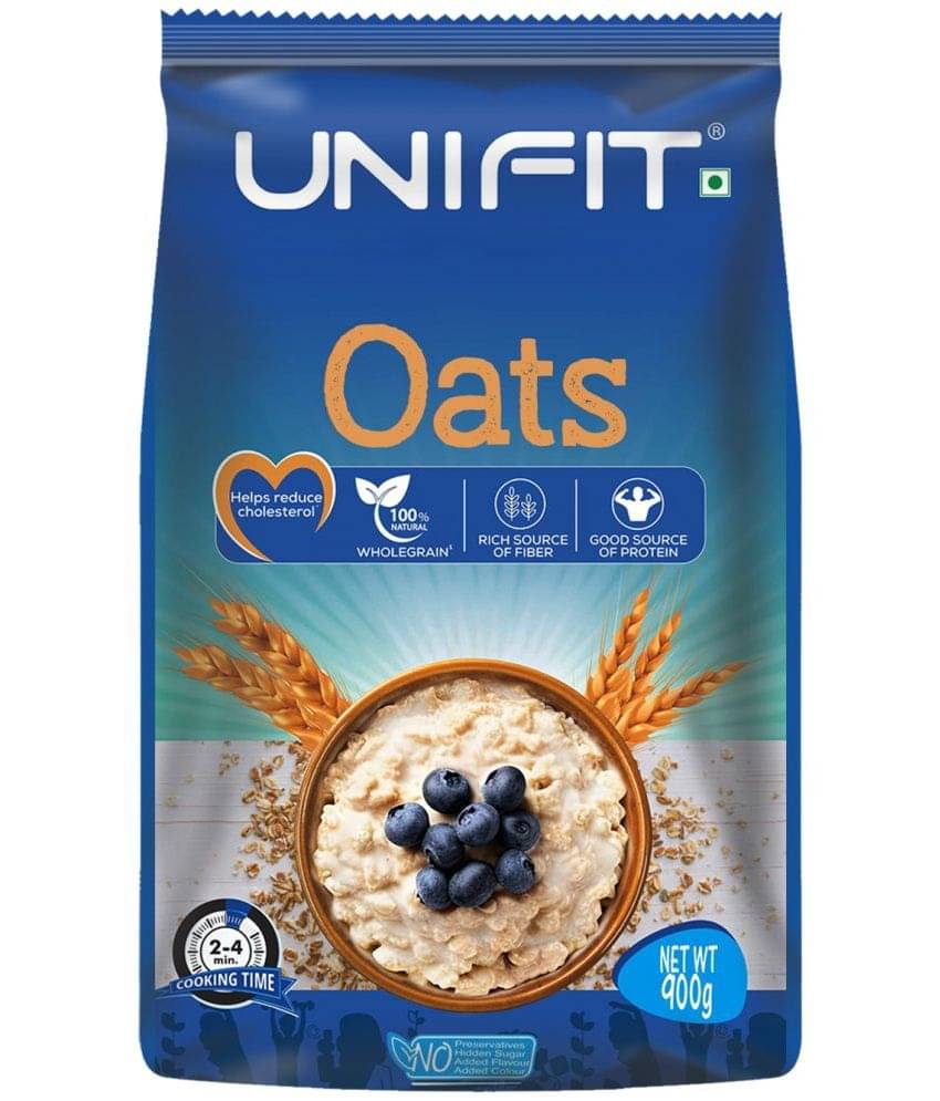    			Oats 100% Natural Wholegrain High Protein & Fibre Breakfast Diet Food Oats 900 gm