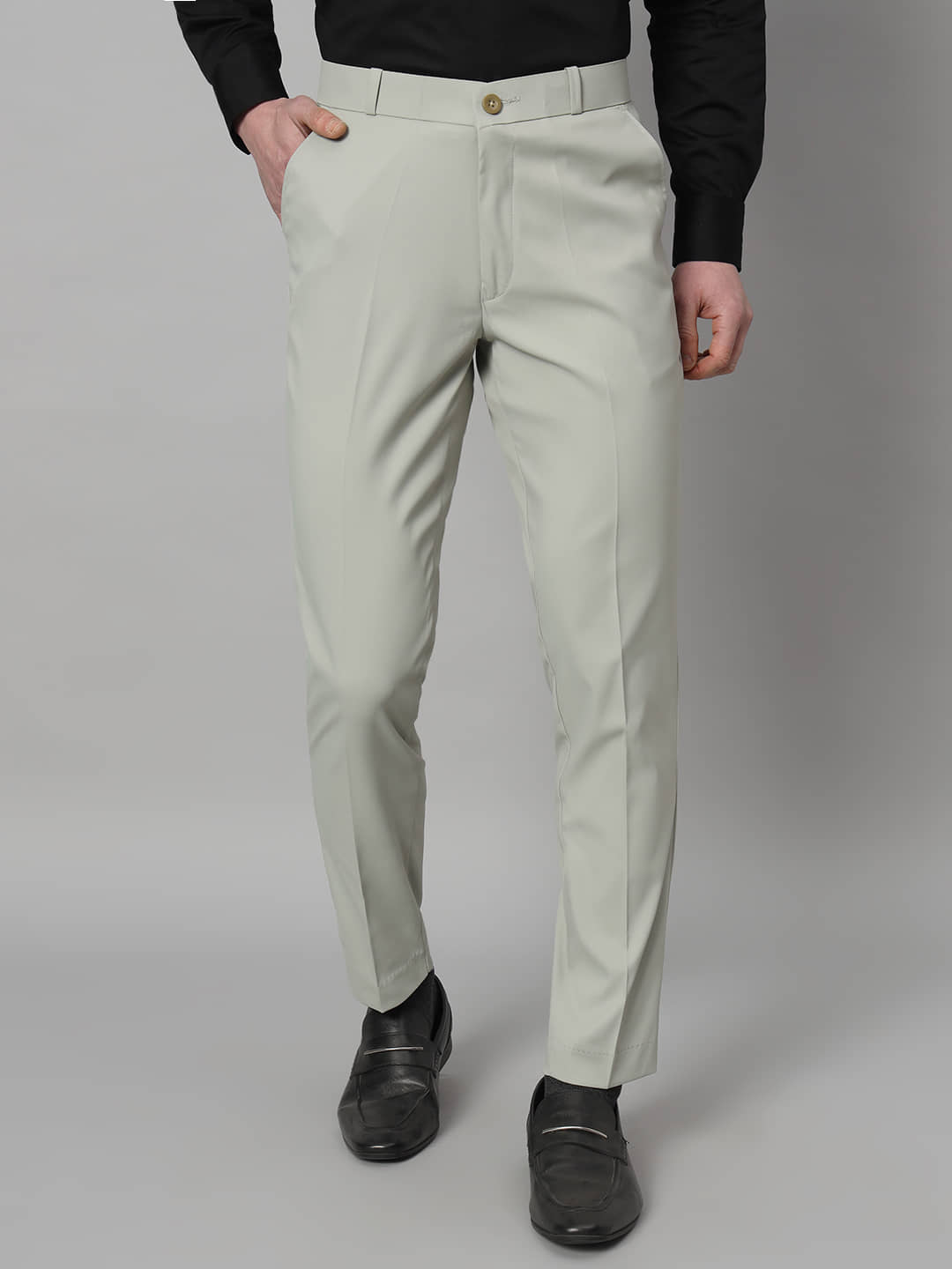 RAGZO Regular Flat Men's Formal Trouser - Sea Green ( Pack of 1 ) - Trousers | Buy online on ZillyBuy