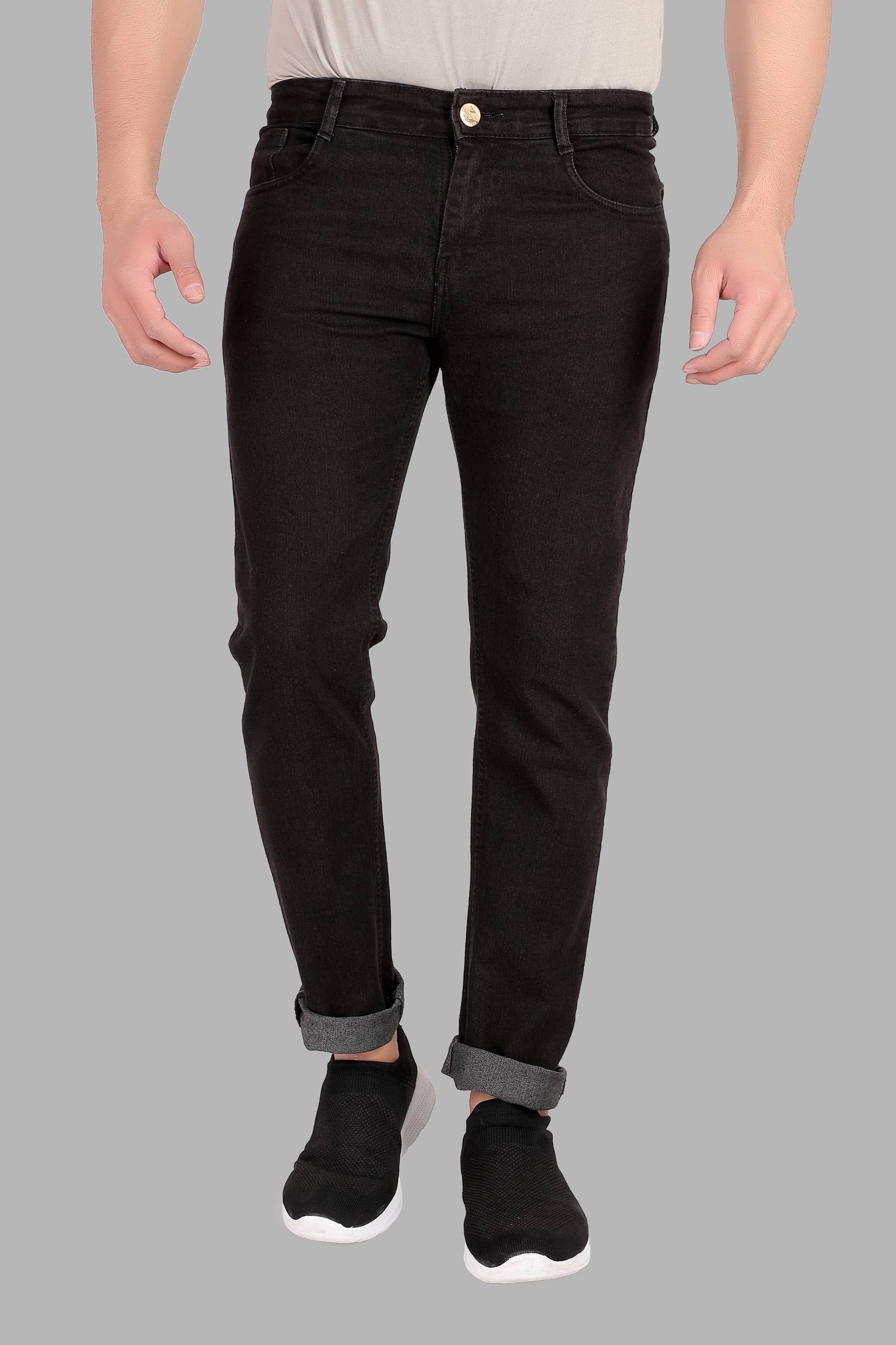 RAGZO Slim Fit Basic Men's Jeans - Dark Brown ( Pack of 1 ) - Jeans | Buy online on ZillyBuy