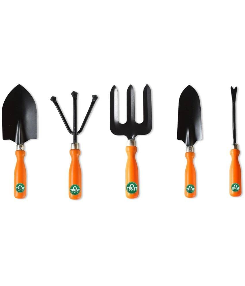     			TrustBasket Set of 5 Heavy Duty All Purpose Garden Tool Kit