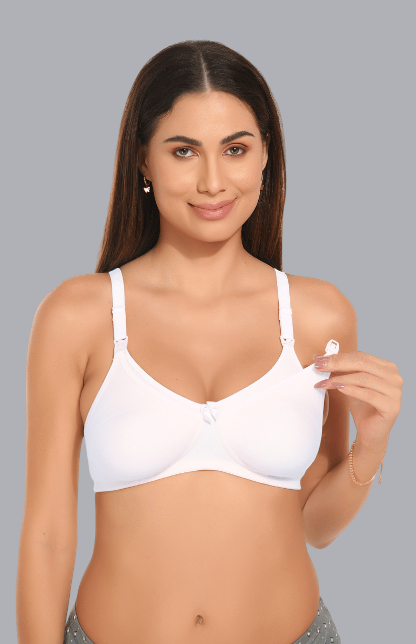 Viral Girl Cotton Non Padded Women's Plunge Bra ( White ) SD-ARIA-WHITE