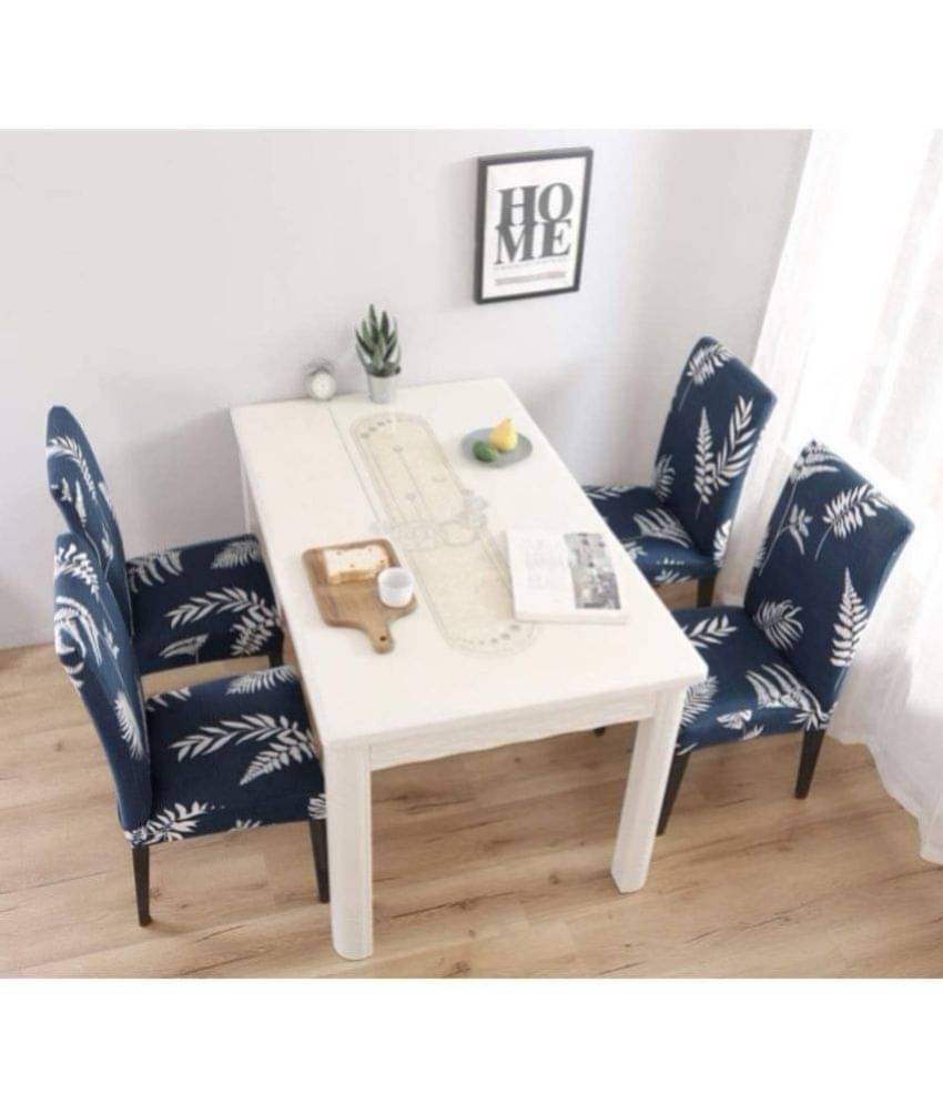     			House Of Quirk 1 Seater Polyester Chair Cover ( Pack of 4 )