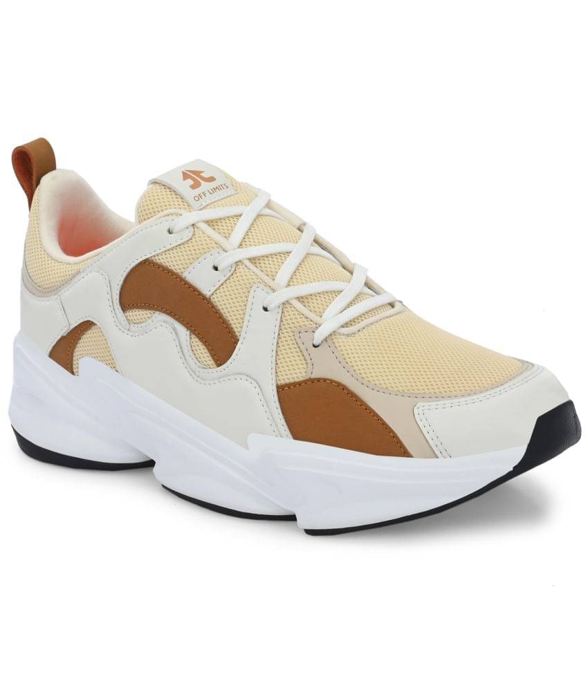 OFF LIMITS DIABLO Cream Men's Sports Running Shoes OFF LIMITS DIABLO Cream Men's Sports Running Shoes