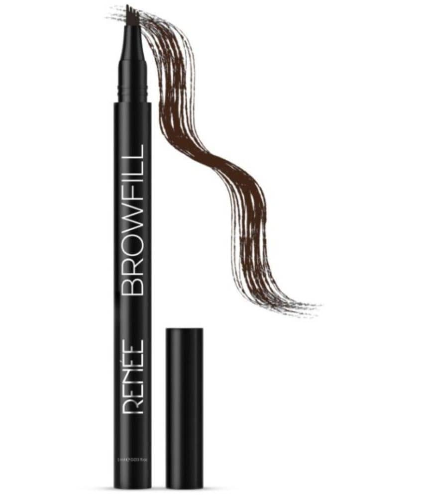 RENEE Browfill Eyebrow Pen-Brown, Waterproof, Smudge-Proof, Natural Finish, (Brwon,0.5ml) - Makeup - Eyes | Buy online on ZillyBuy