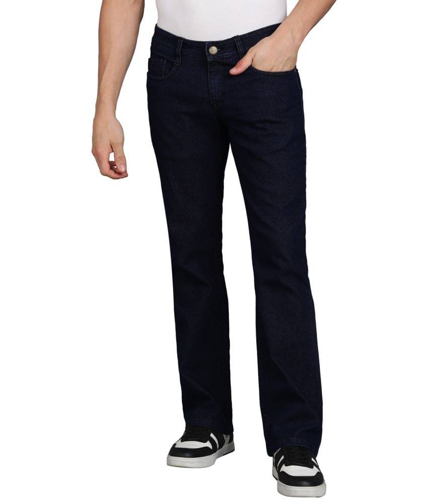 Urbano Fashion Regular Fit Bootcut Men's Jeans - Dark Blue ( Pack of 1 ) Urbano Fashion Regular Fit Bootcut Men's Jeans - Dark Blue ( Pack of 1 )