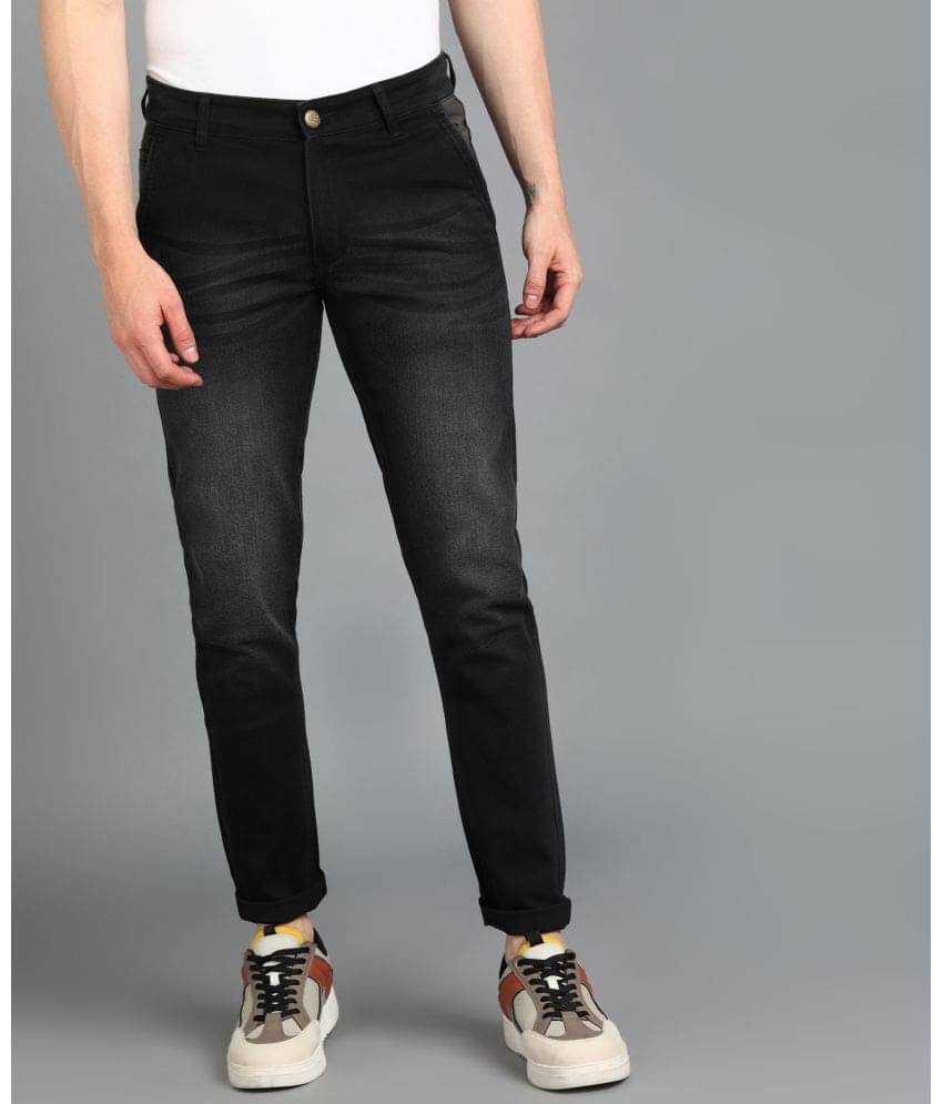     			Urbano Fashion Slim Fit Washed Men's Jeans - Black ( Pack of 1 )