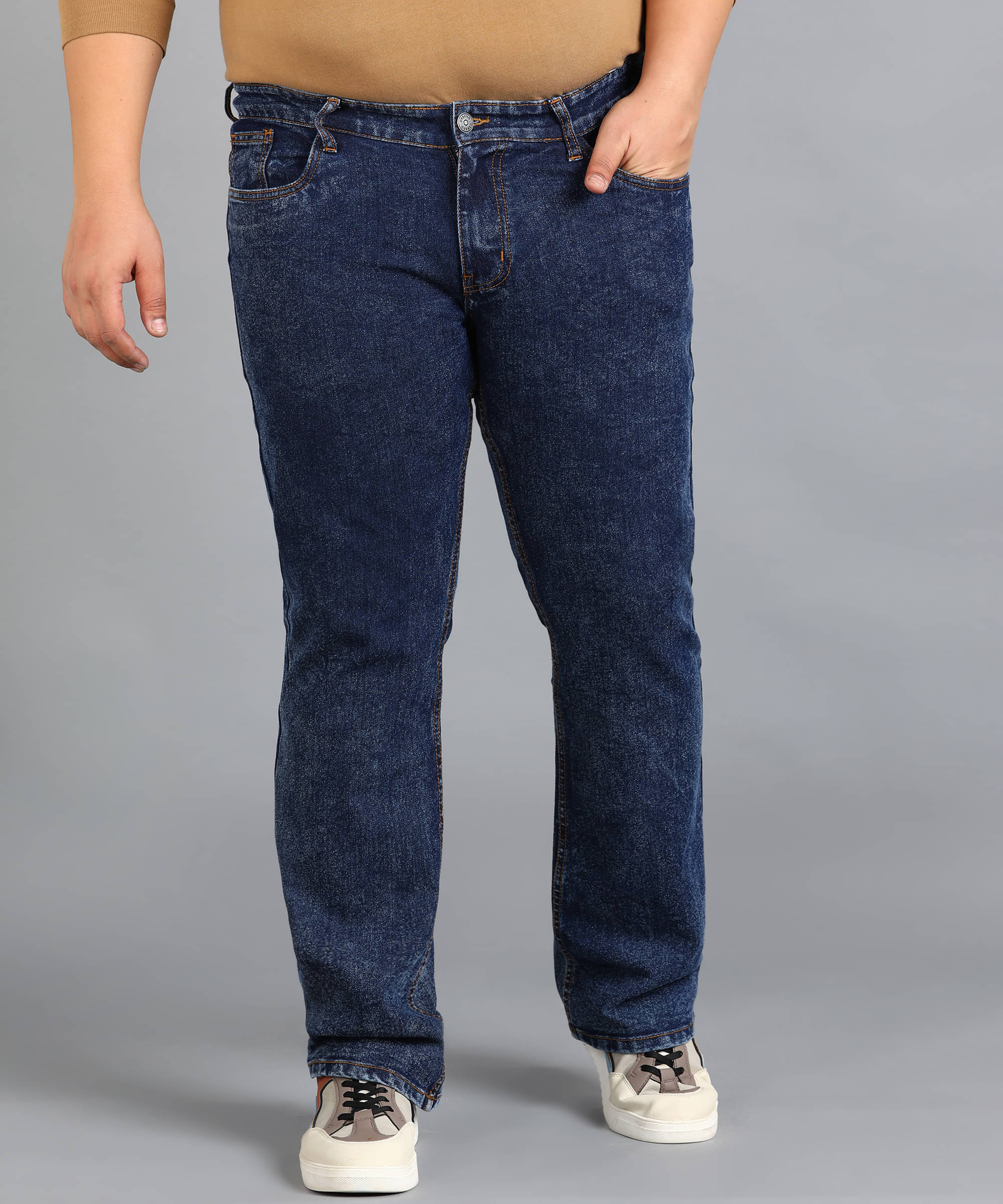Urbano Plus Regular Fit Bootcut Men's Jeans - Dark Blue ( Pack of 1 ) Urbano Plus Regular Fit Bootcut Men's Jeans - Dark Blue ( Pack of 1 )