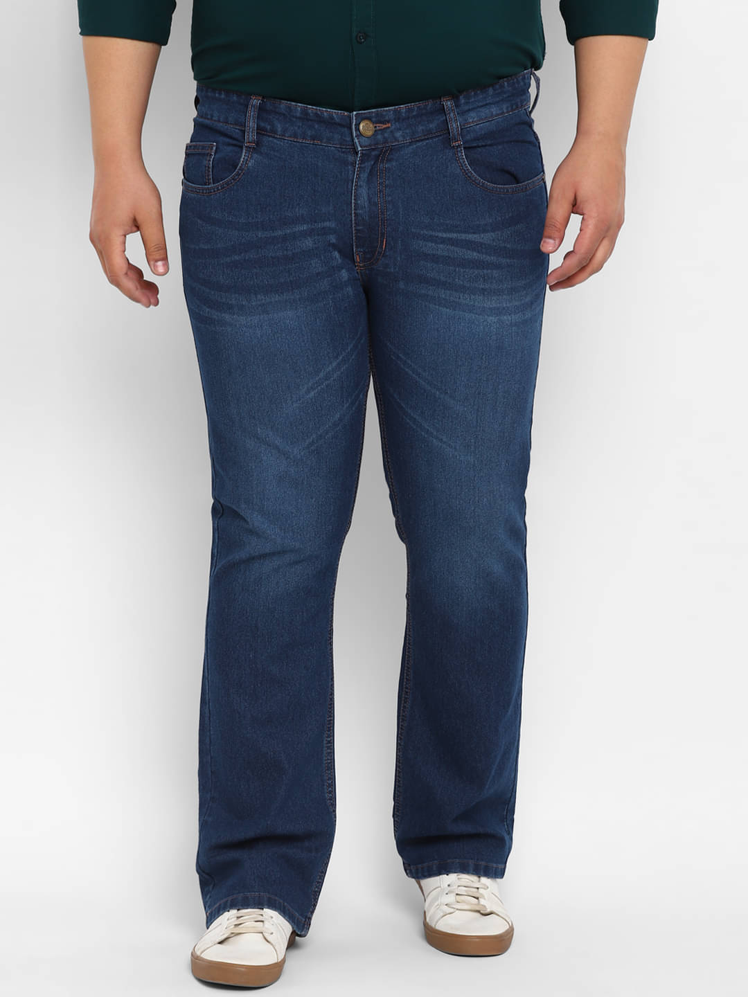     			Urbano Plus Regular Fit Bootcut Men's Jeans - Blue ( Pack of 1 )