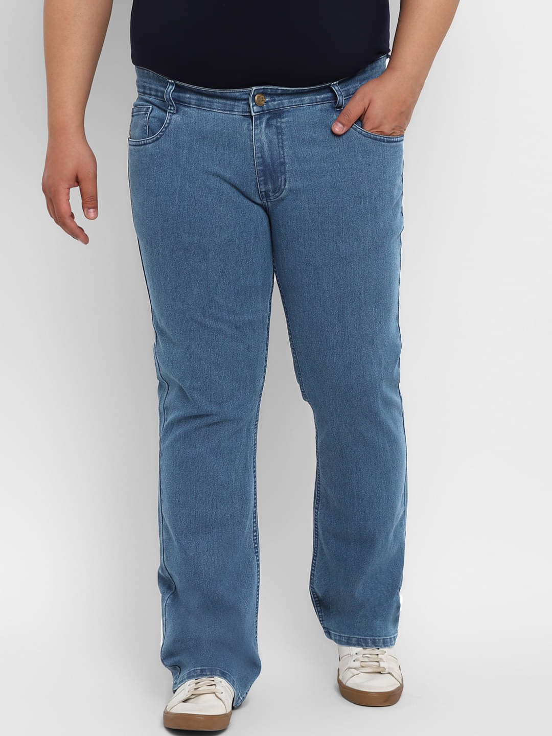 Urbano Plus Regular Fit Bootcut Men's Jeans - Light Blue ( Pack of 1 ) Urbano Plus Regular Fit Bootcut Men's Jeans - Light Blue ( Pack of 1 )