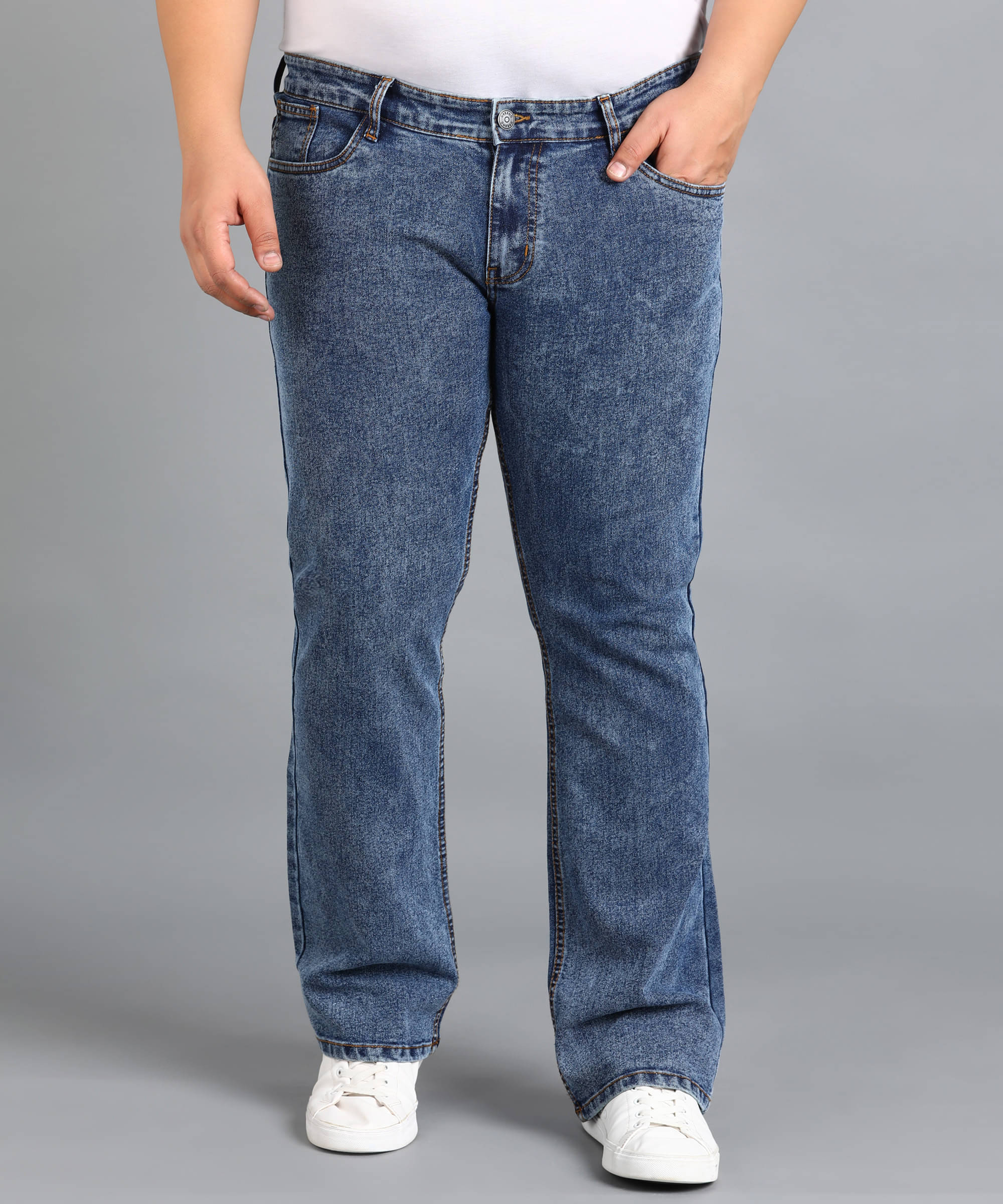    			Urbano Plus Regular Fit Bootcut Men's Jeans - Blue ( Pack of 1 )