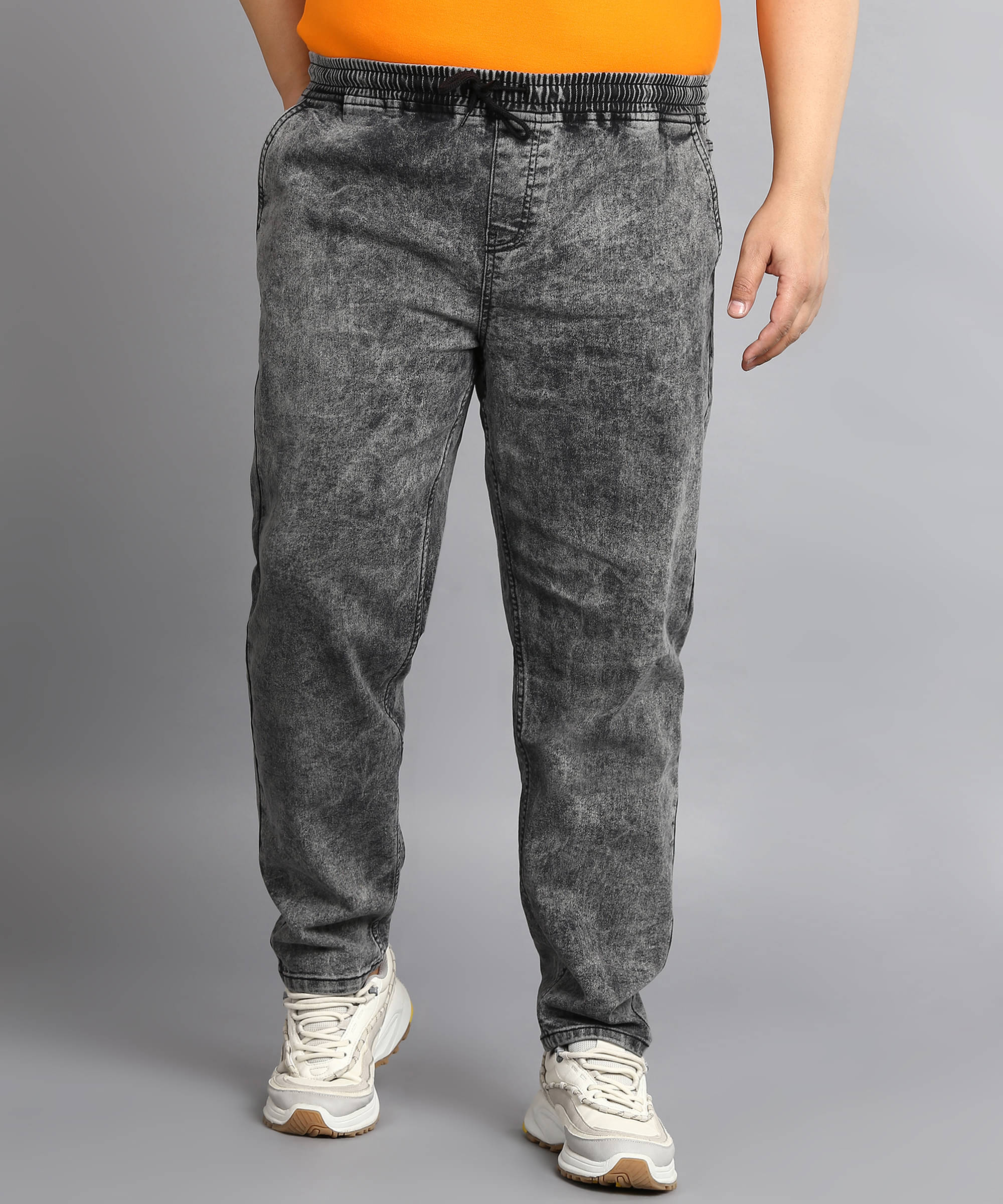     			Urbano Plus Regular Fit Washed Men's Jeans - Dark Grey ( Pack of 1 )