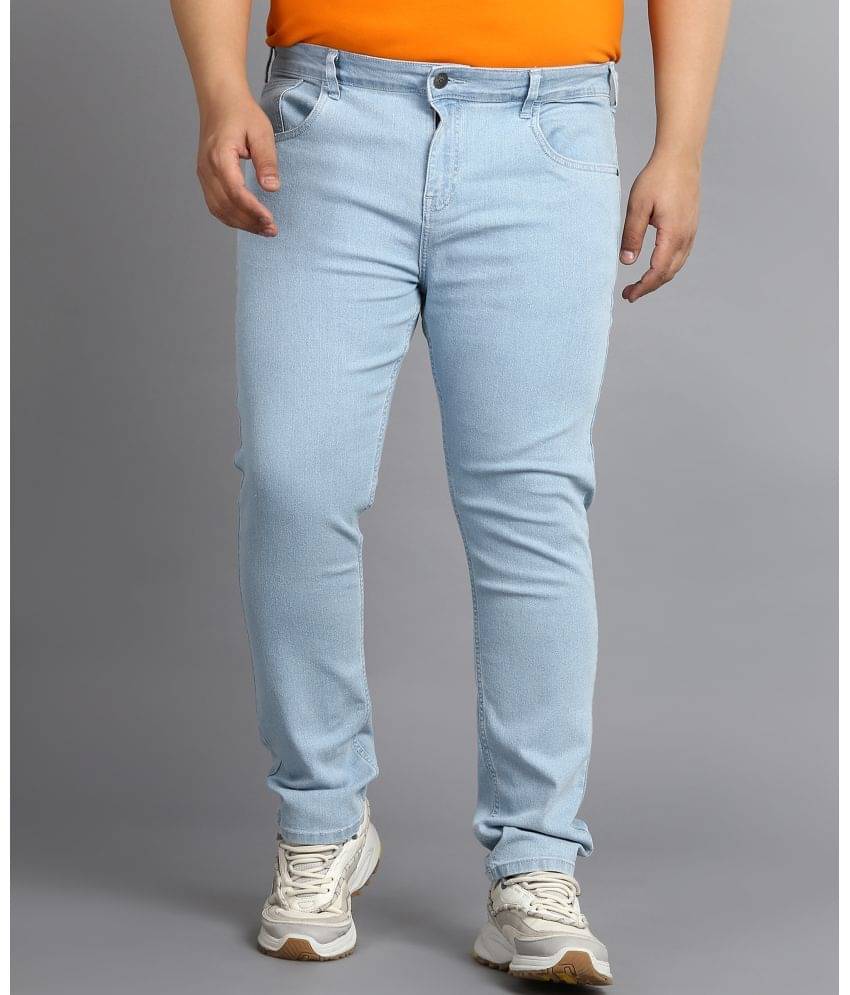 Urbano Plus Regular Fit Washed Men's Jeans - Light Blue ( Pack of 1 ) Urbano Plus Regular Fit Washed Men's Jeans - Light Blue ( Pack of 1 )